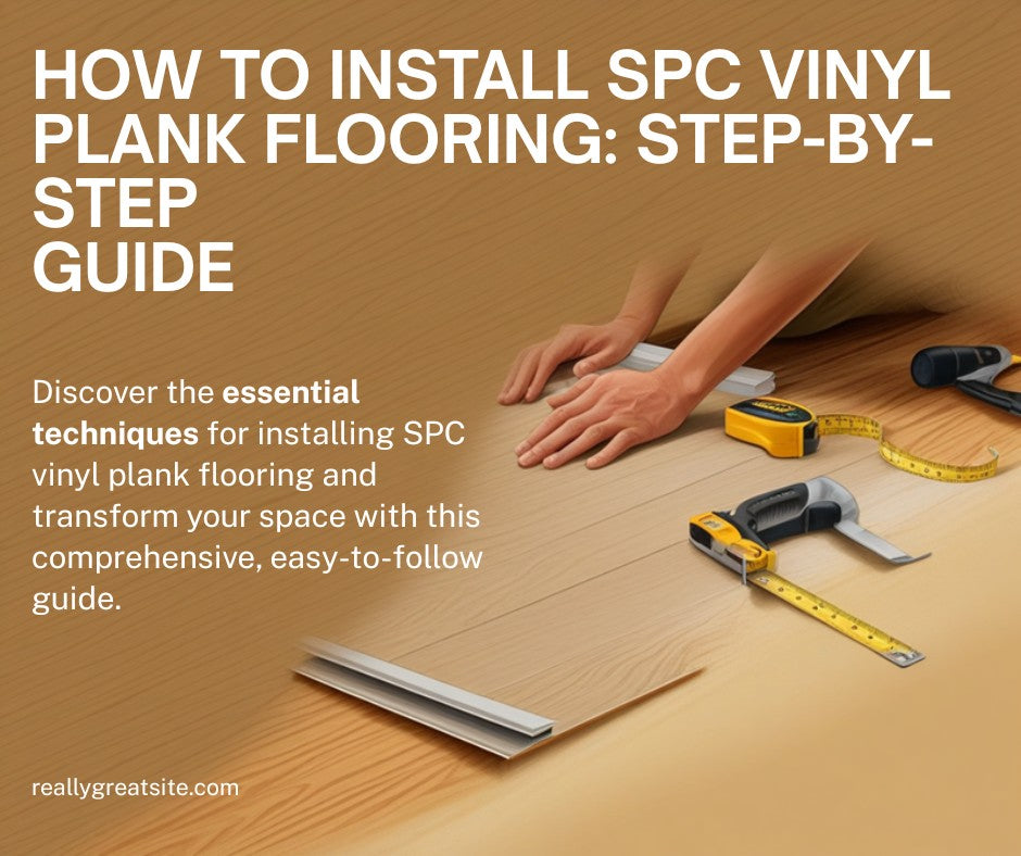 Step-by-step guide to installing SPC vinyl plank flooring