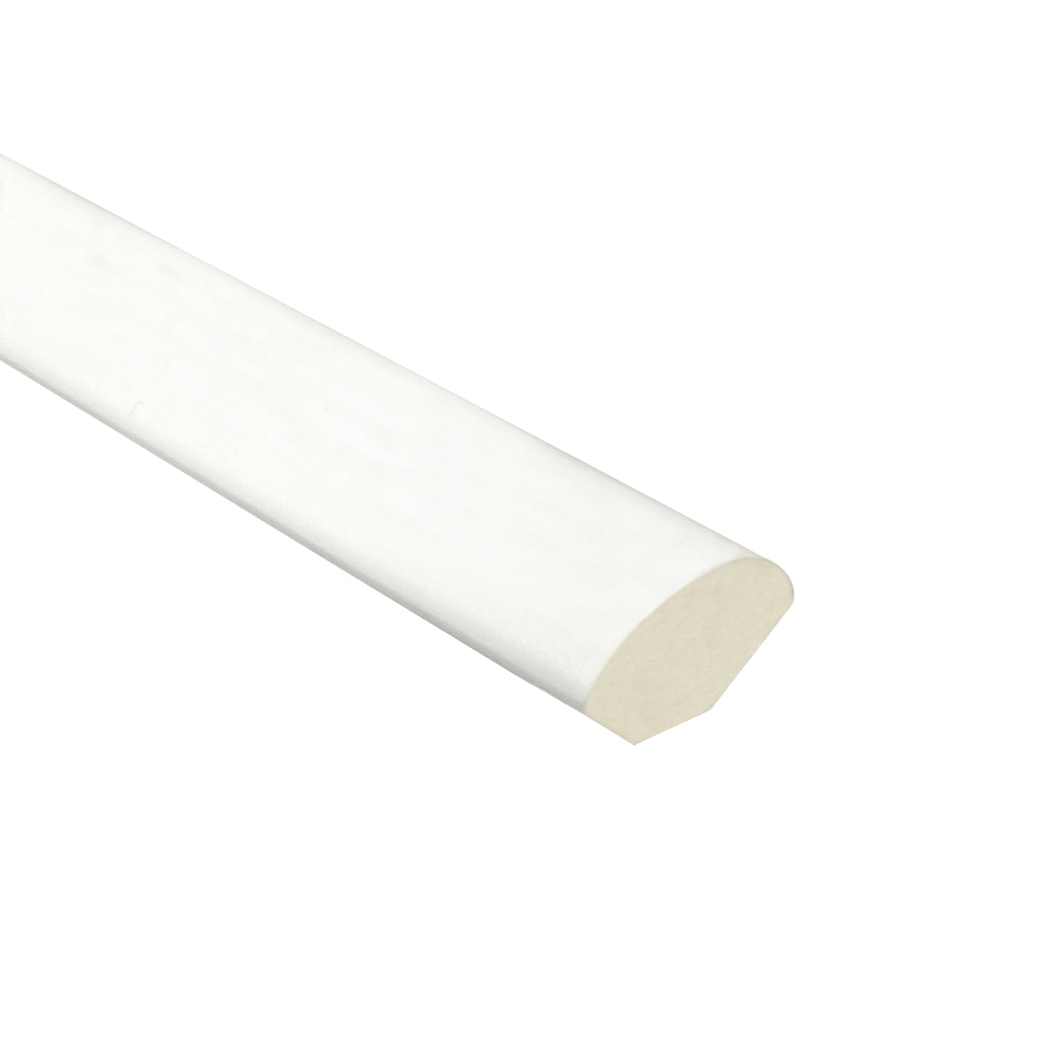 Quarter Round Flooring Molding — white product profile · Quarter Round