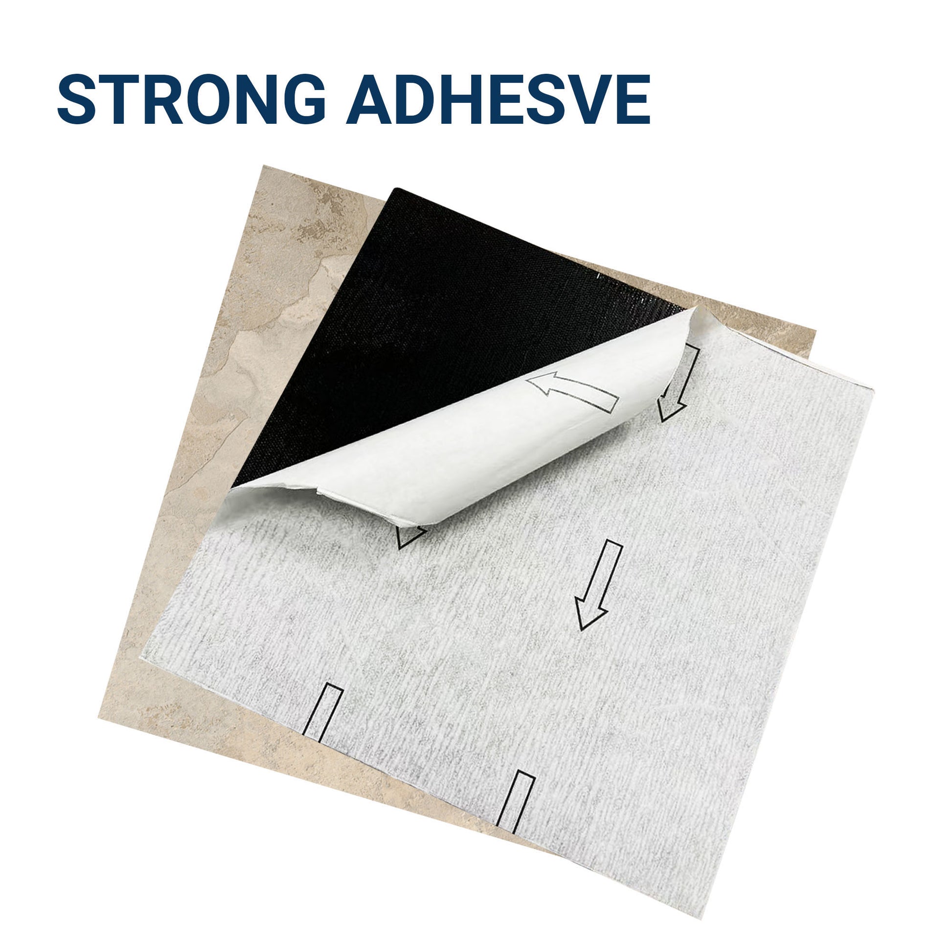 Silver Stream -PEEL & STICK 150 Stick Vinyl Floor Tiles Self Adhesive Waterproof Clearance 12‘’ x 12‘’ - texture detail