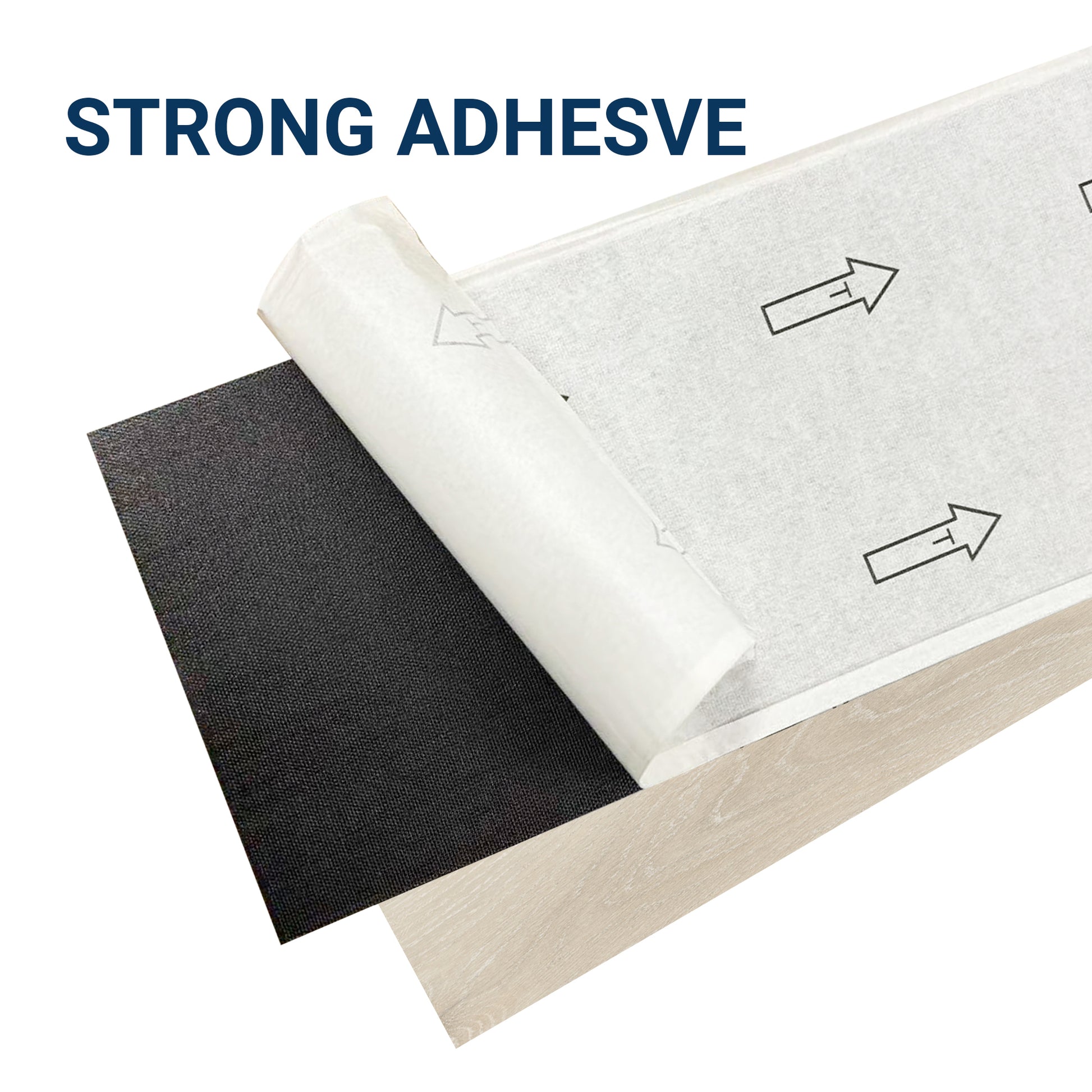 Whitewashed Light -PEEL & STICK 250 Laminate Floor Planks Waterproof Self Adhesive Wood Look Hard Core Tile 36''x6'' - tex...