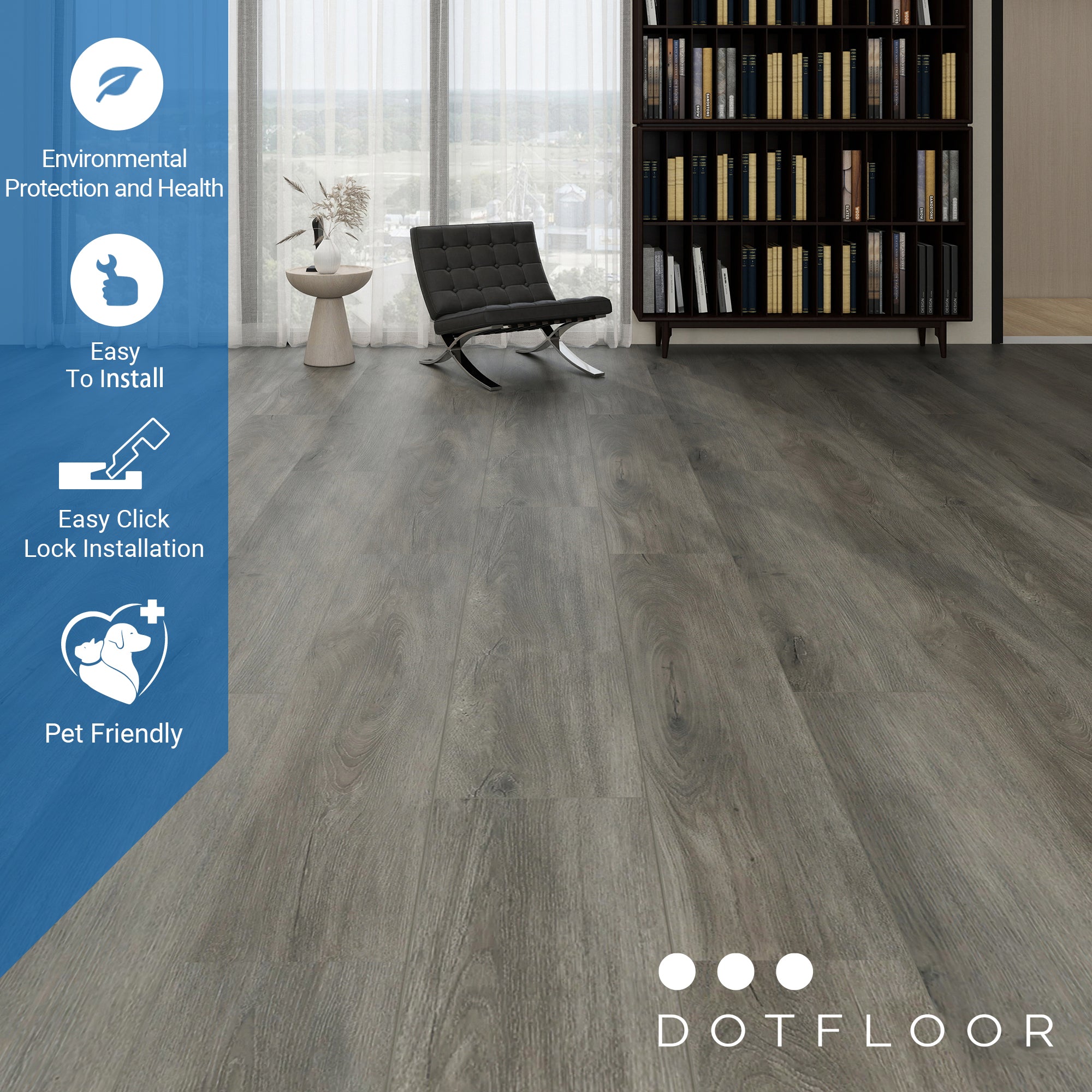 Empire 402 Colorado Spring 7.17” x 48” x 5 mm, 12 mil, - installed room view