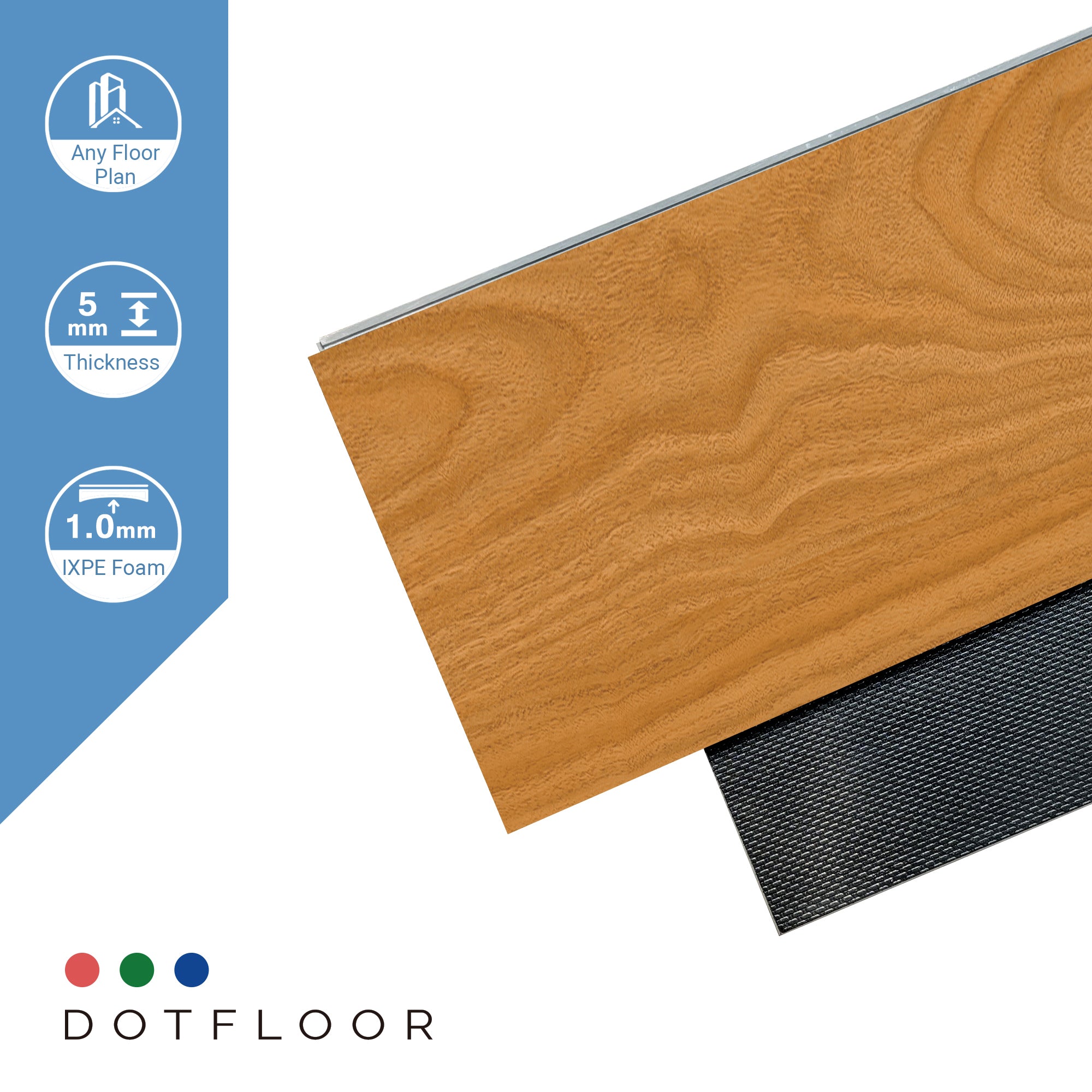 Empire 402 Winter Fall 7.17” x 48” x 5 mm, 12 mil, IXPE BACK WOOD TEXTURE