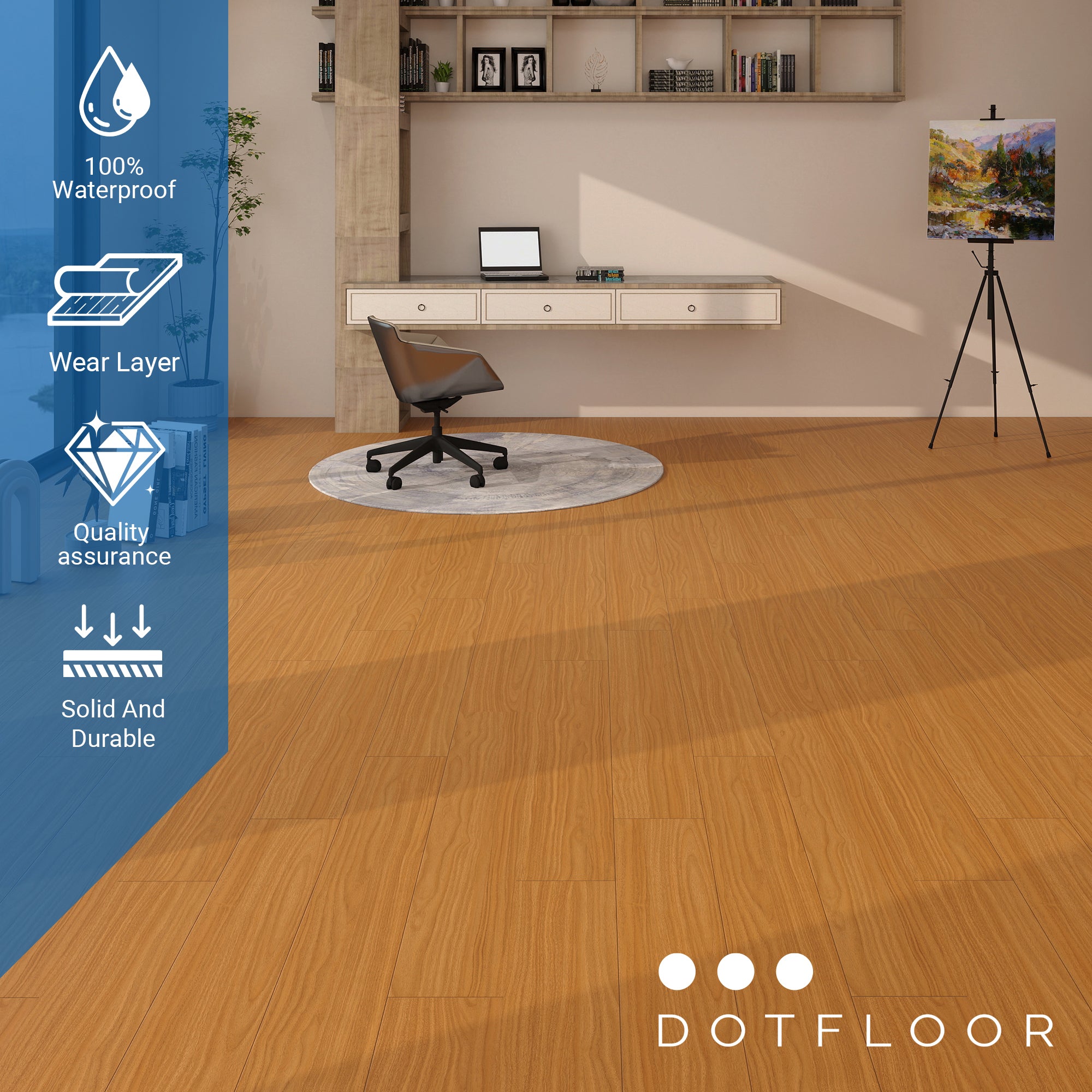 Empire 402 Winter Fall 7.17” x 48” x 5 mm, 12 mil, IXPE BACK WOOD TEXTURE