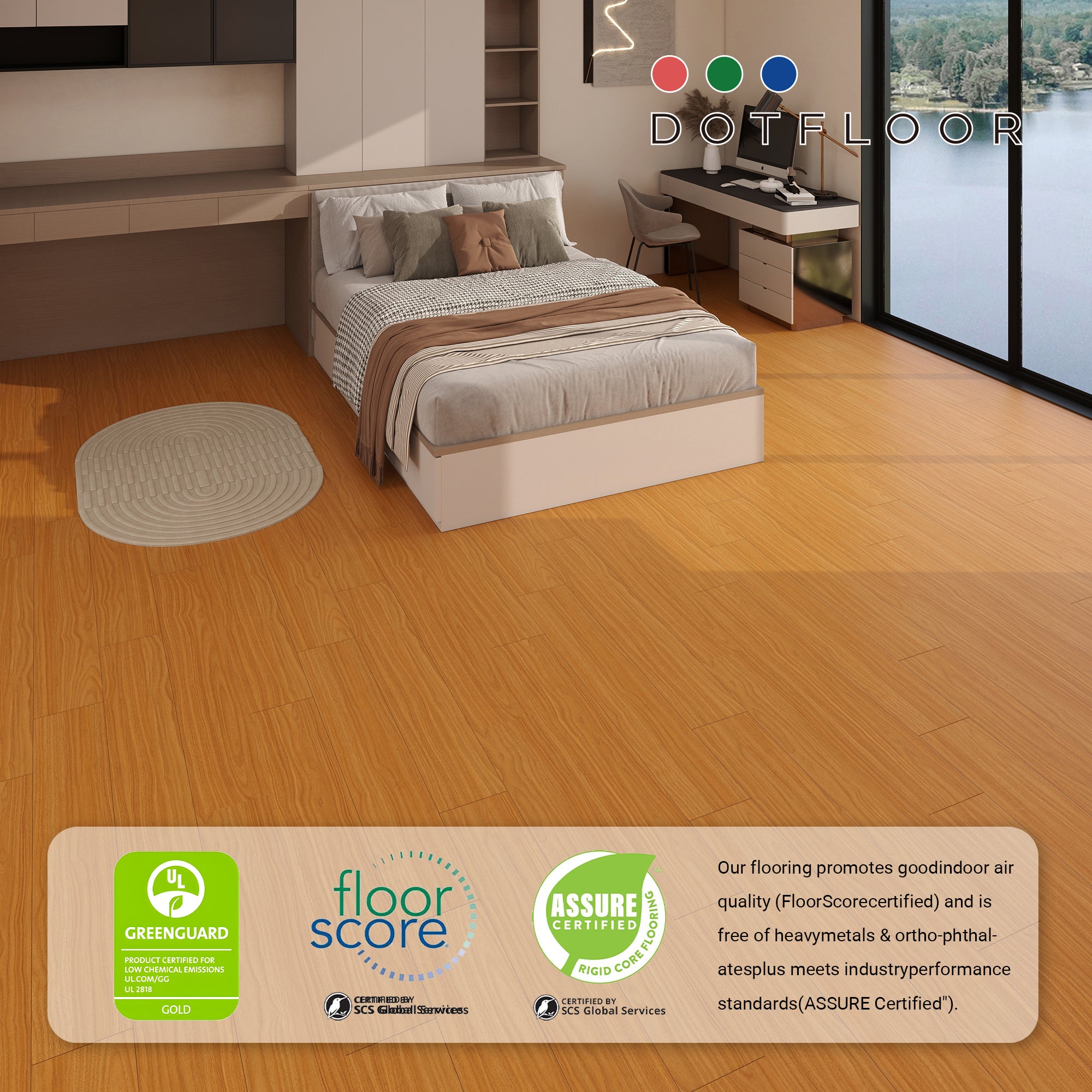 Empire 402 Winter Fall 7.17” x 48” x 5 mm, 12 mil, IXPE BACK WOOD TEXTURE