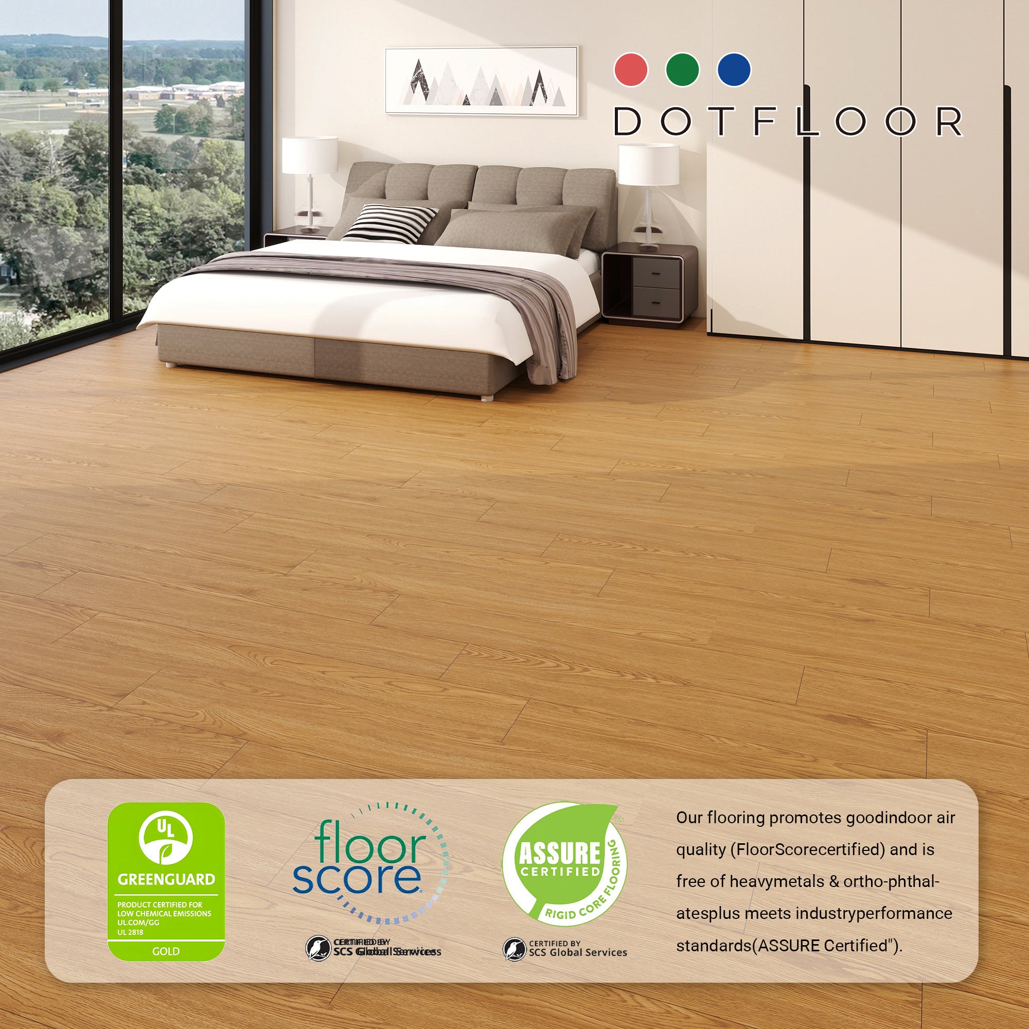 Empire 402 Sunny Oak 7.17” x 48” x 5 mm, 12 mil, IXPE BACK WOOD TEXTURE