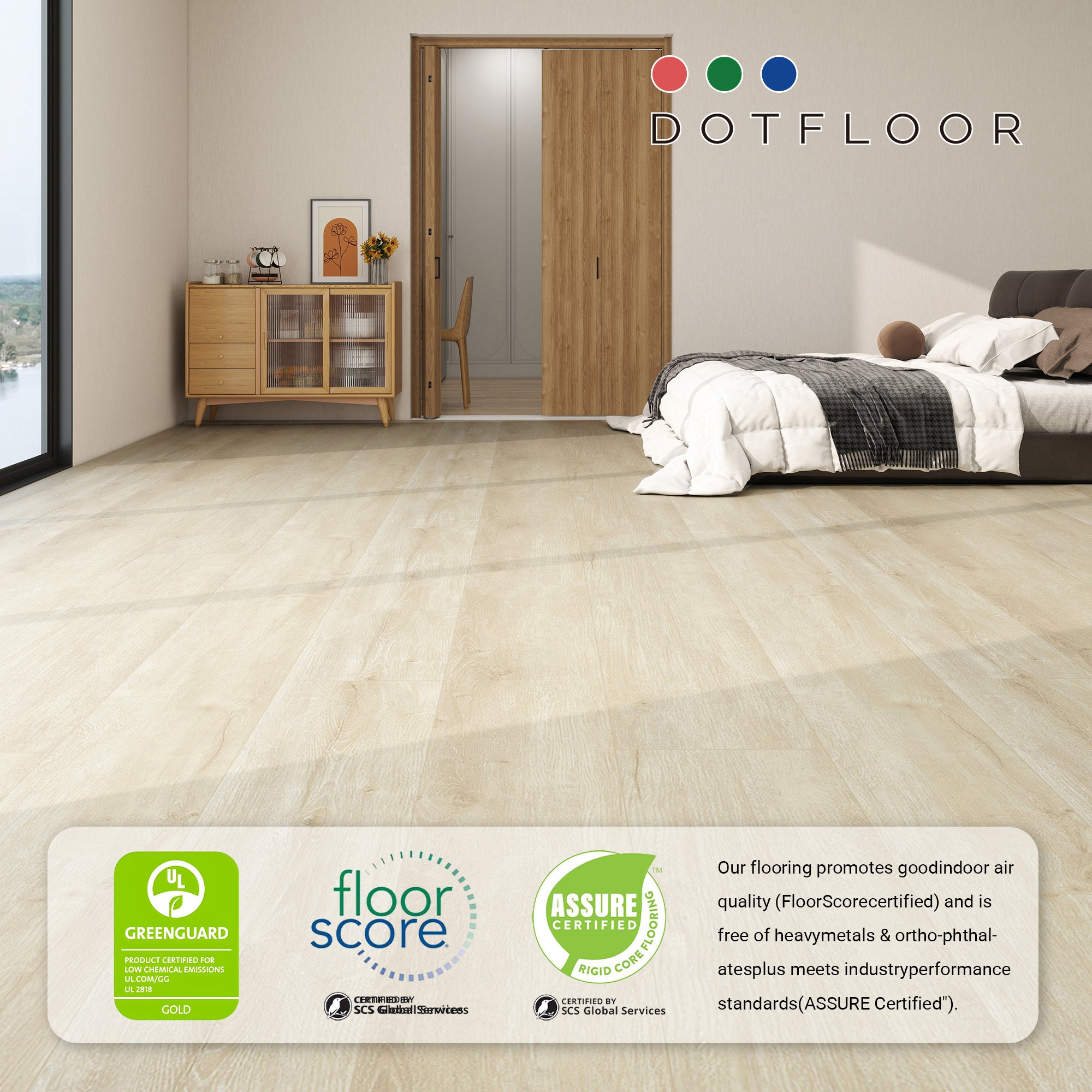 EMPIRE 402 Cream Teak 7.17” x 48” x 5 mm, 12 mil, IXPE BACK WOOD TEXTURE