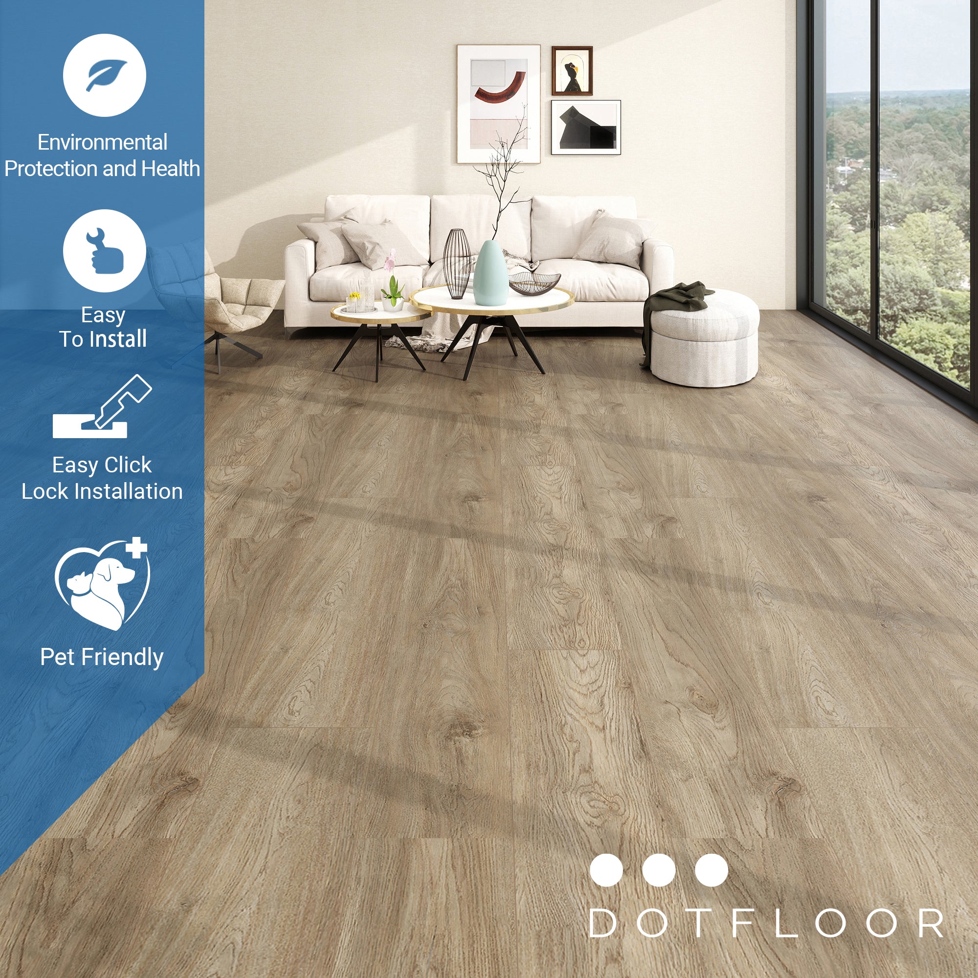 EMPIRE 402 Hard Maple 7.17” x 48” x 5 mm, 12 mil, IXPE BACK WOOD TEXTURE