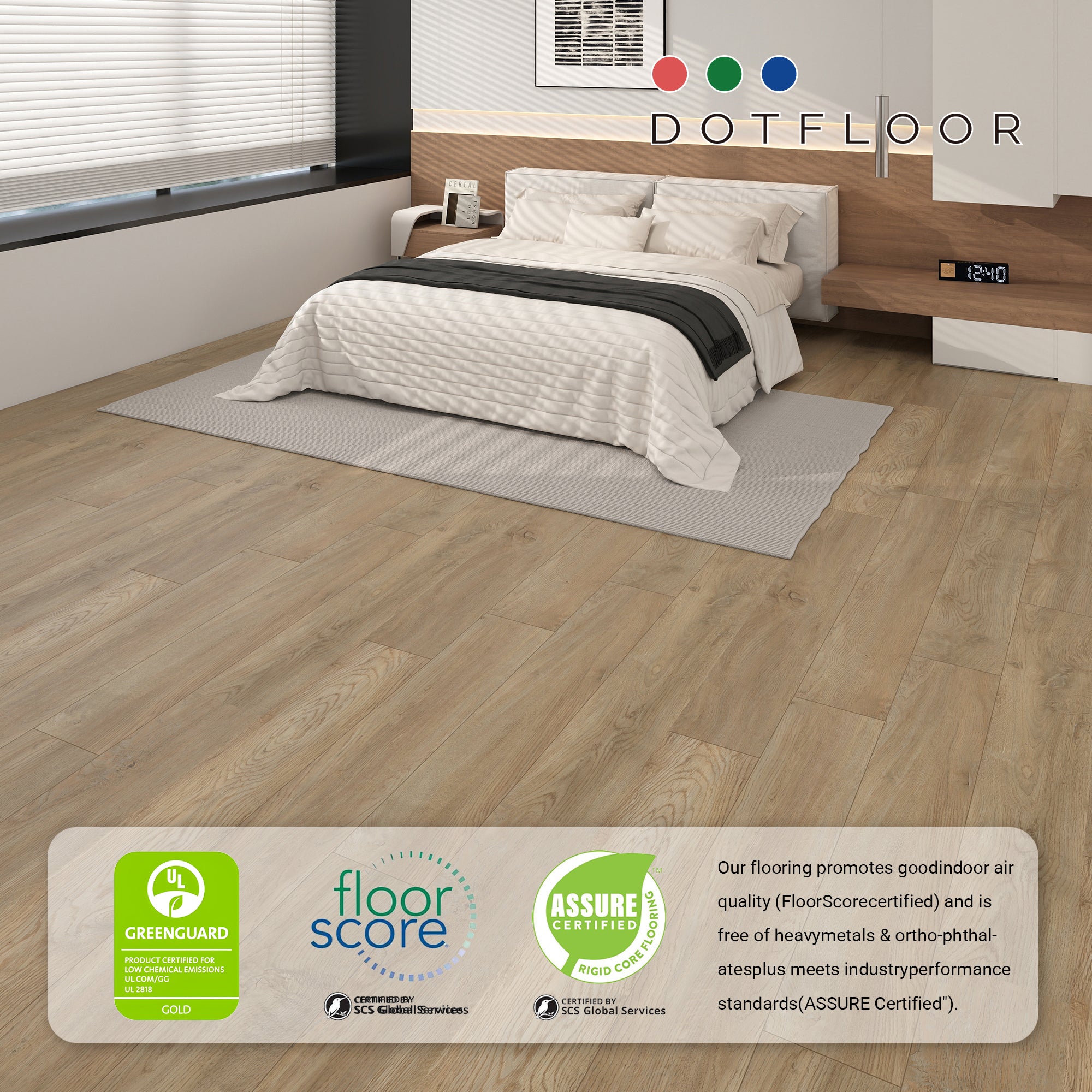 EMPIRE 402 Hard Maple 7.17” x 48” x 5 mm, 12 mil, IXPE BACK WOOD TEXTURE