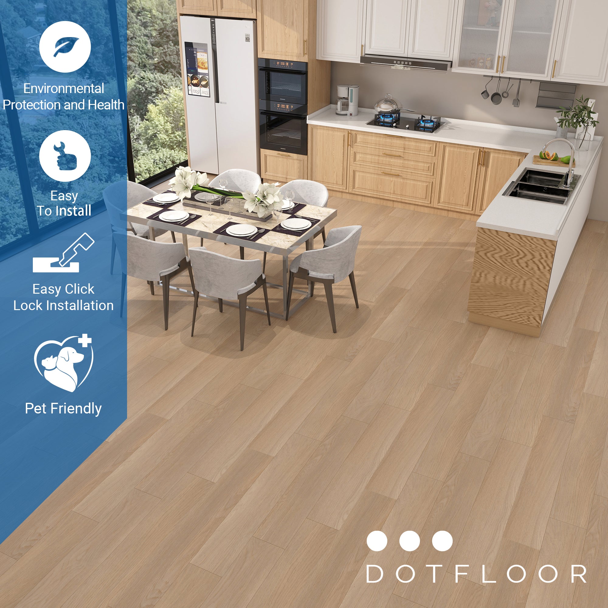 Empire 402 Yellow Pine 7.17” x 48” x 5 mm, 12 mil, IXPE BACK WOOD TEXTURE