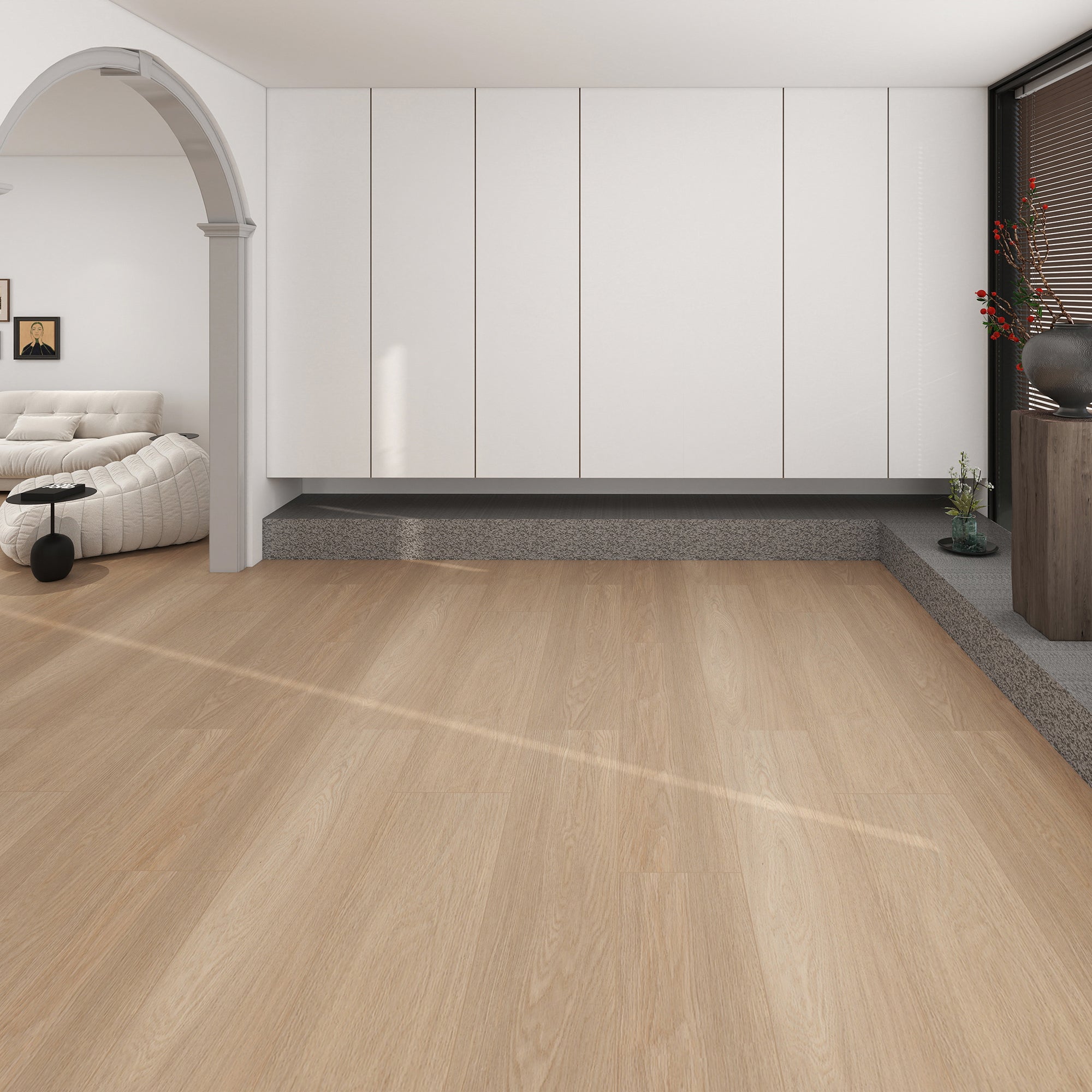 Empire 402 Yellow Pine 7.17” x 48” x 5 mm, 12 mil, IXPE BACK WOOD TEXTURE