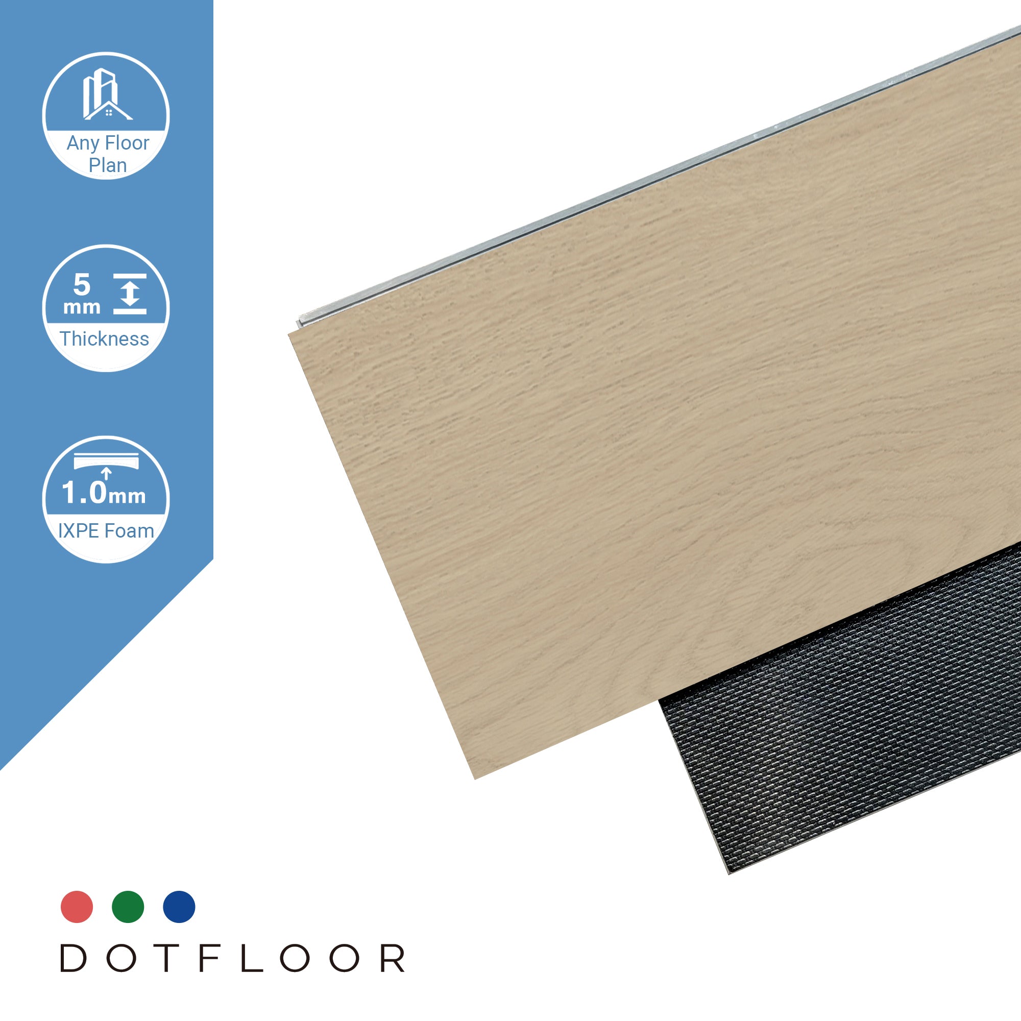 EMPIRE 402 White Oak 7.17” x 48” x 5 mm, 12 mil, - color swatch