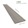 EMPIRE 402 Smoke Tree 7.17” x 48” x 5 mm, 12 mil, - side view