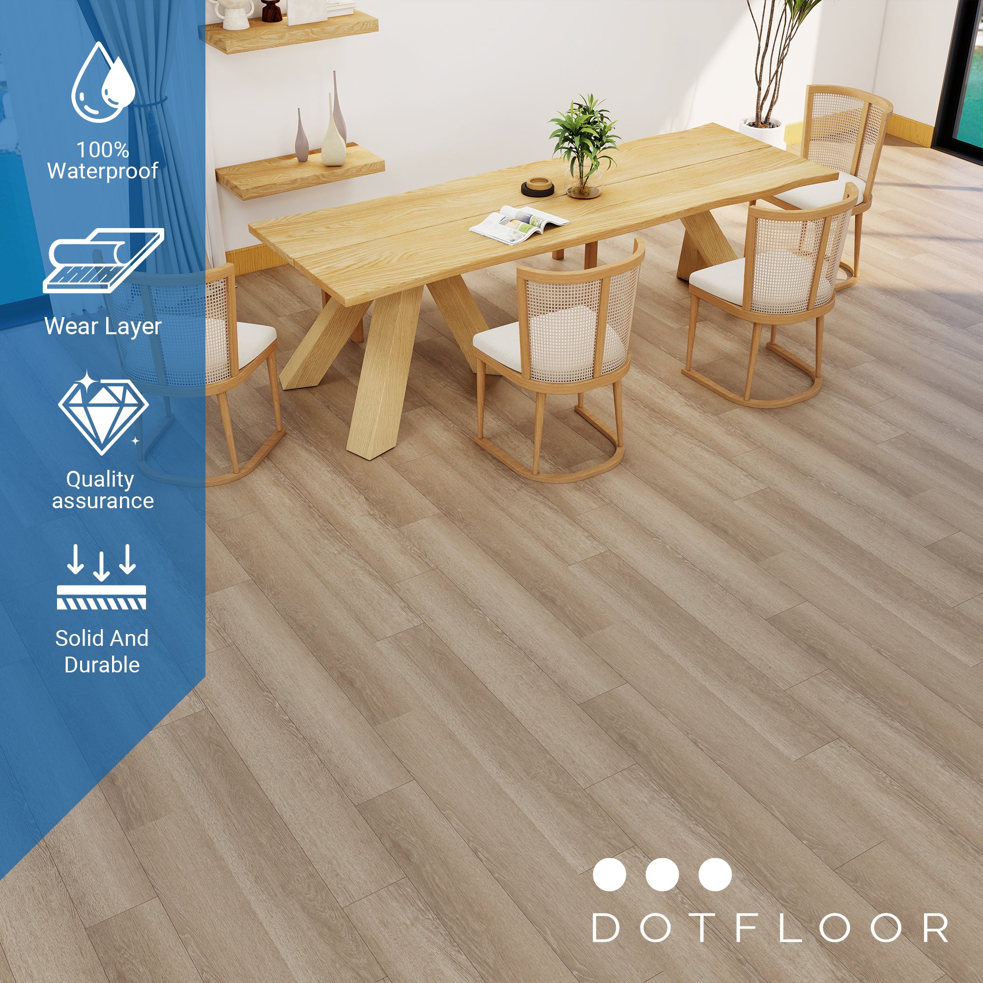 EMPIRE 402 Coffee Brown 7.17” x 48” x 5 mm, 12 mil, - texture detail