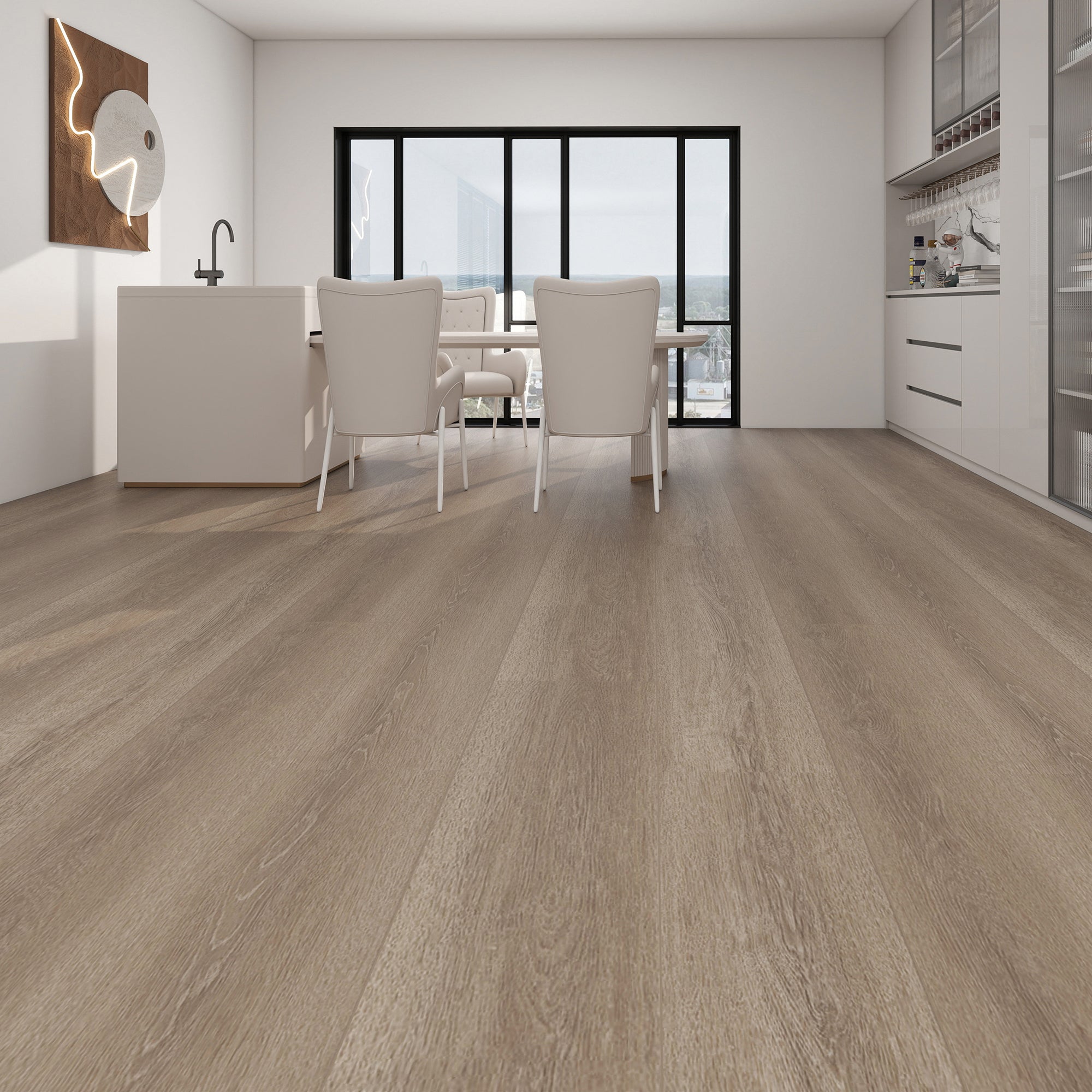 EMPIRE 402 Coffee Brown 7.17” x 48” x 5 mm, 12 mil, IXPE BACK WOOD TEXTURE