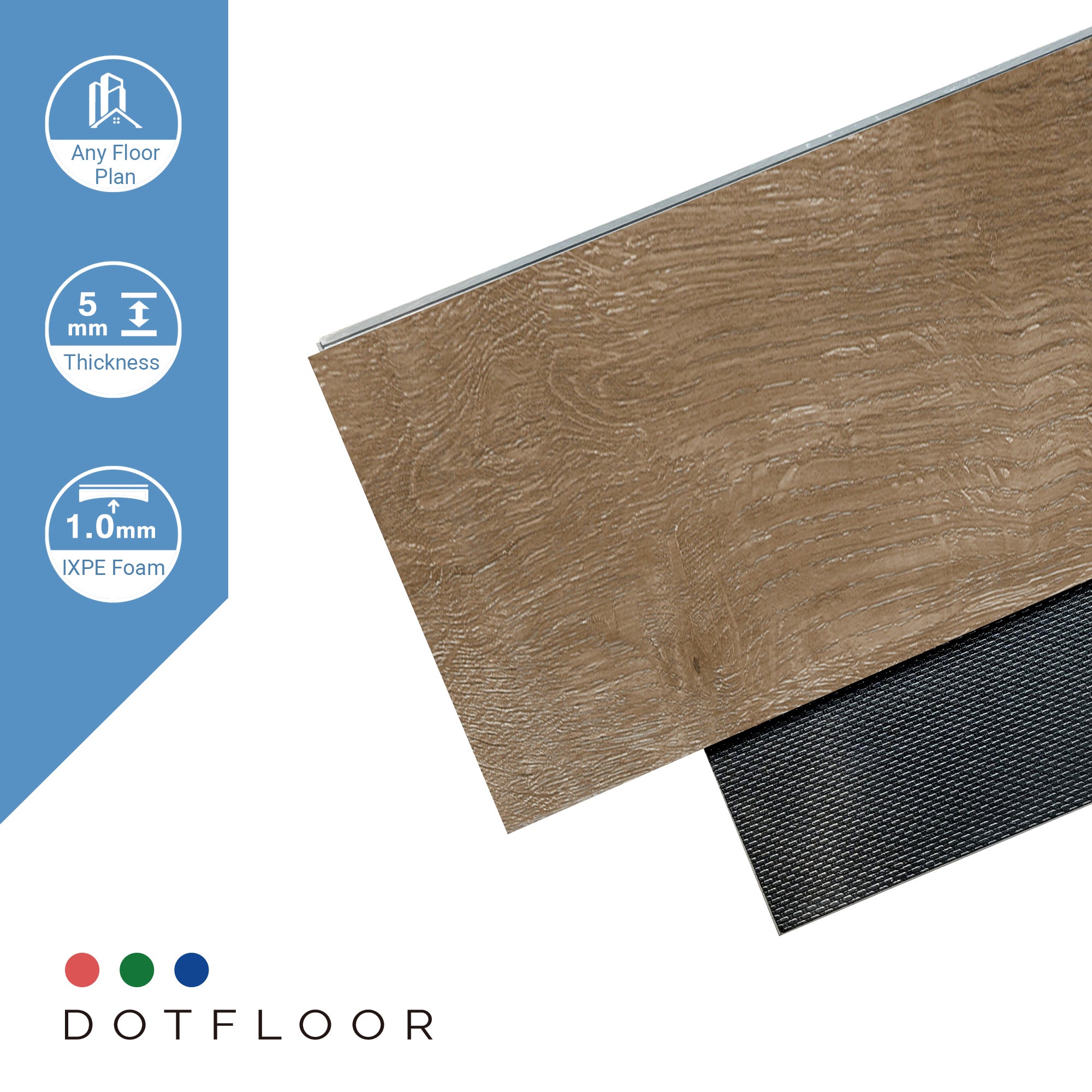 EMPIRE 402 Green Ash 7.17” x 48” x 5 mm, 12 mil, - color swatch