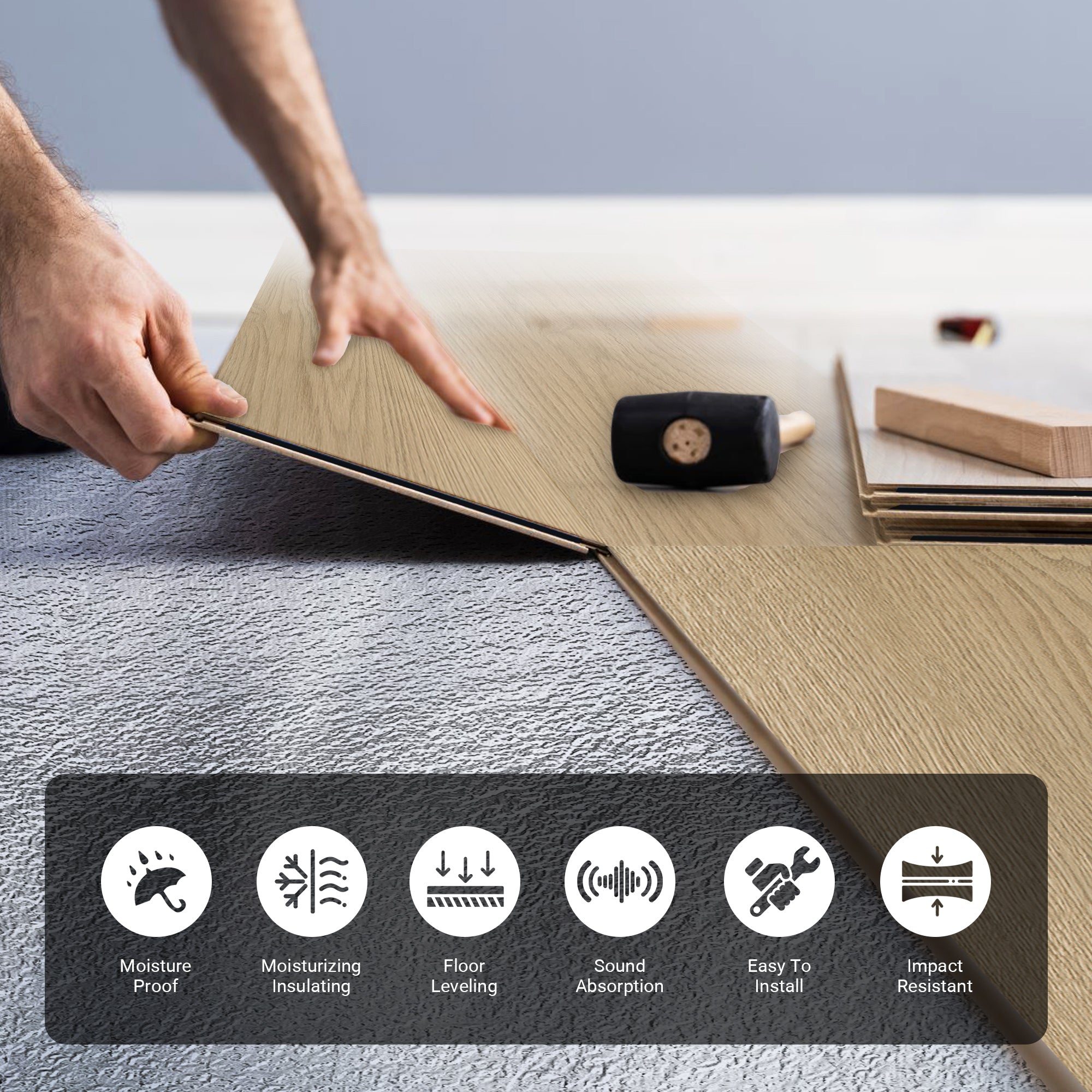 UltraDual Underlayment SL1 - texture detail