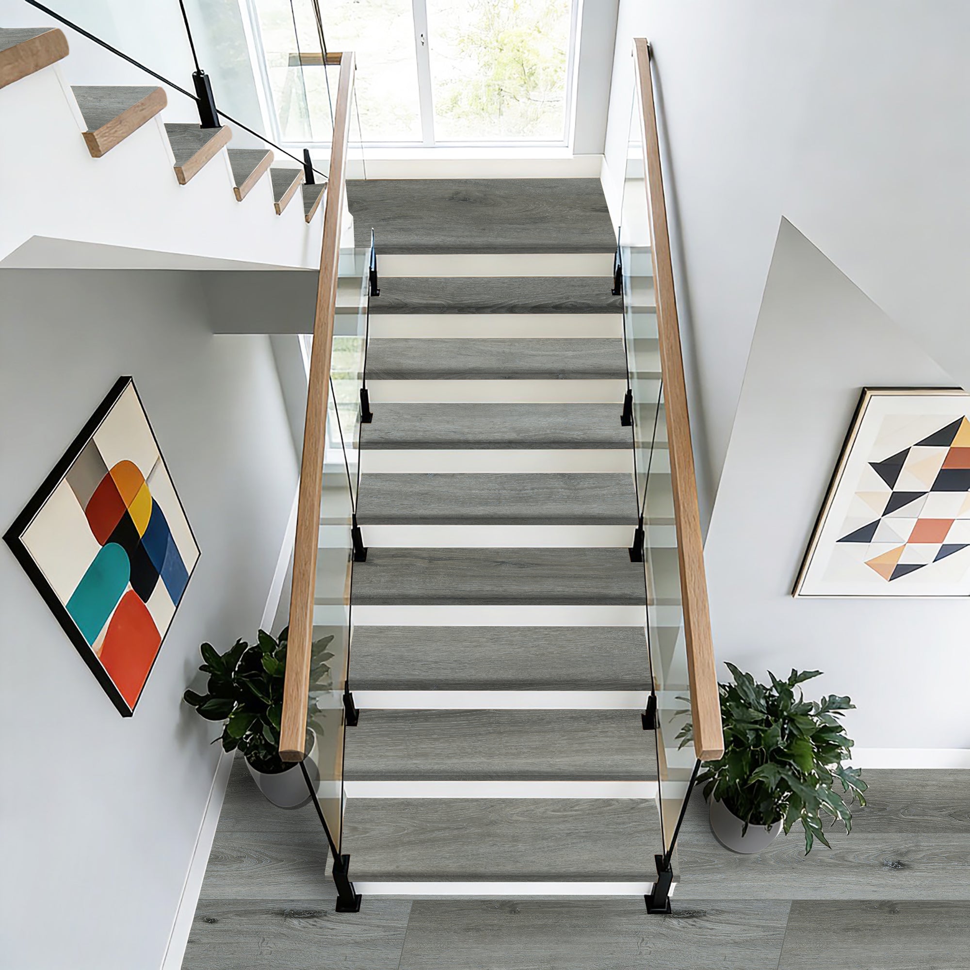 Complete Stair Installation Kit - installed room view