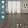 NEW PARLIAMENT 605 Aged Wood RIGID CORE 7.17” x 48” x 6 mm, 20 mil, - installed room view