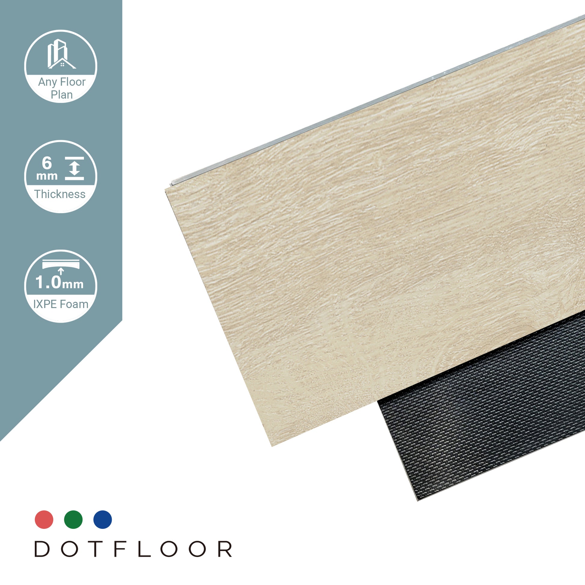 NEW PARLIAMENT 605 Cream Teak RIGID CORE 7.17*48*6mm, 20 mil, - color swatch