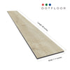 NEW PARLIAMENT 605 Cream Teak RIGID CORE 7.17*48*6mm, 20 mil, - side view