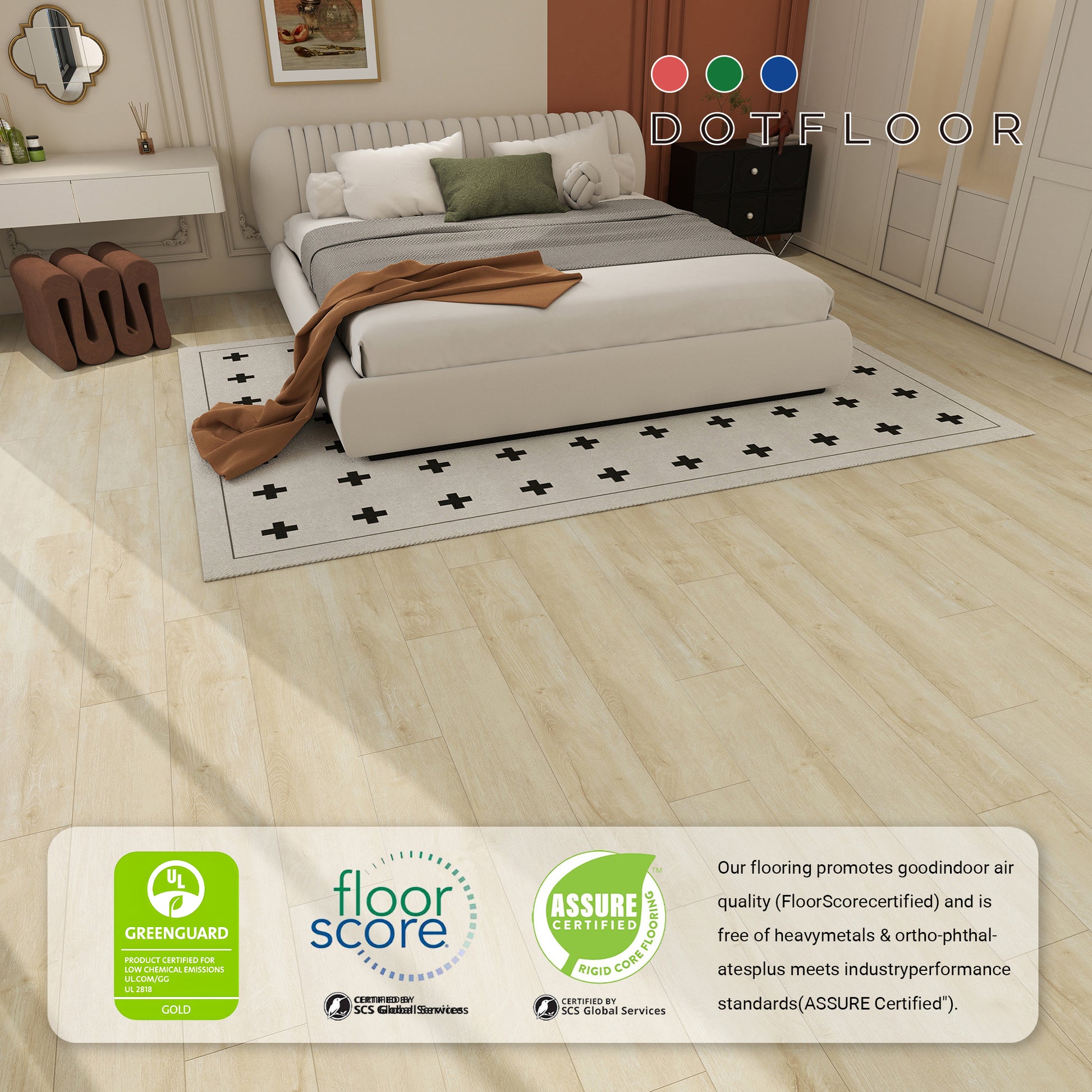 NEW PARLIAMENT 605 Cream Teak RIGID CORE 7.17*48*6mm, 20 mil, - packaging