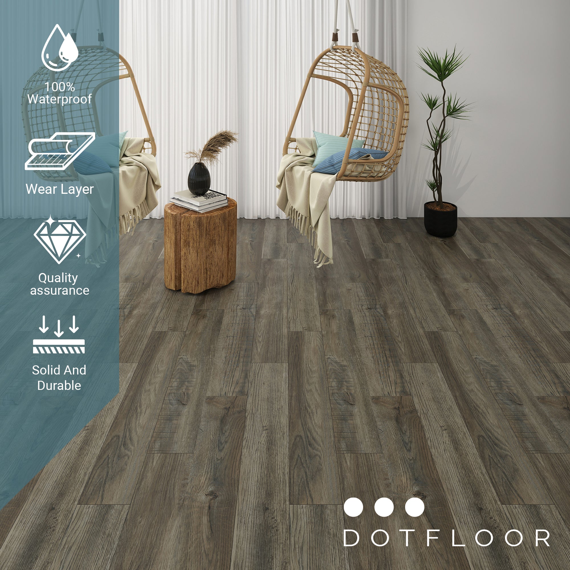 NEW PARLIAMENT 605 Classic Tree RIGID CORE 7.17*48*6mm, 20 mil, - texture detail