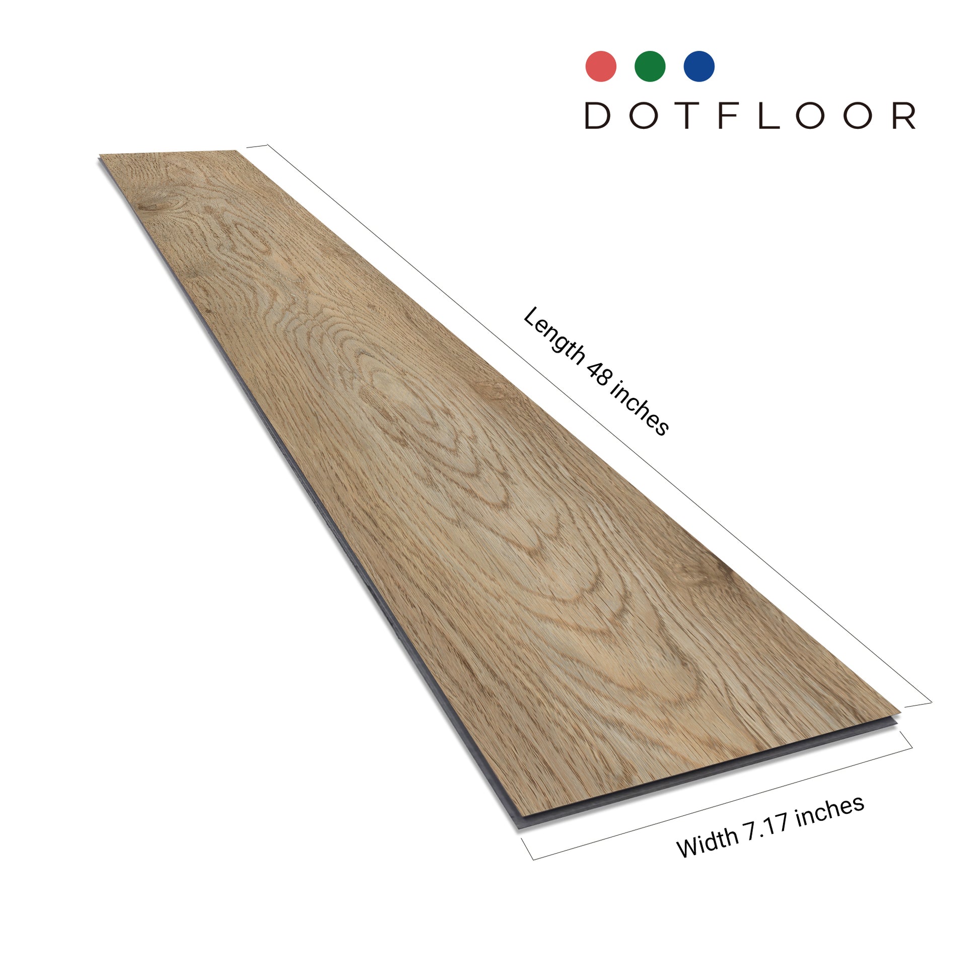 New Parliament 605 Hard Maple 7.17” x 48” x 6 mm, 20 mil, - side view