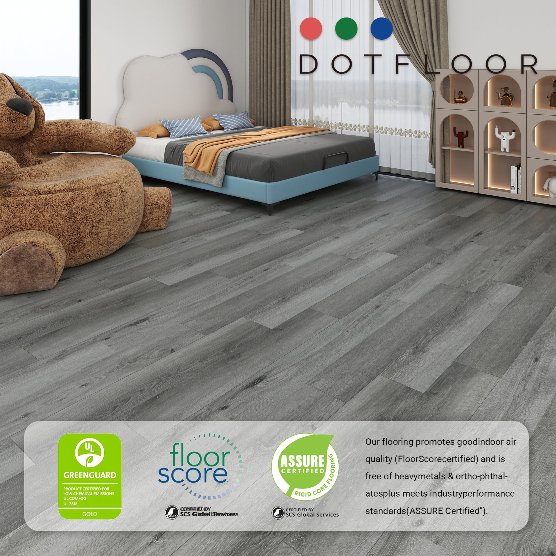 NEW PARLIAMENT 605 Antique Gray RIGID CORE 7.17” x 48” x 6 mm, 20 mil, - packaging