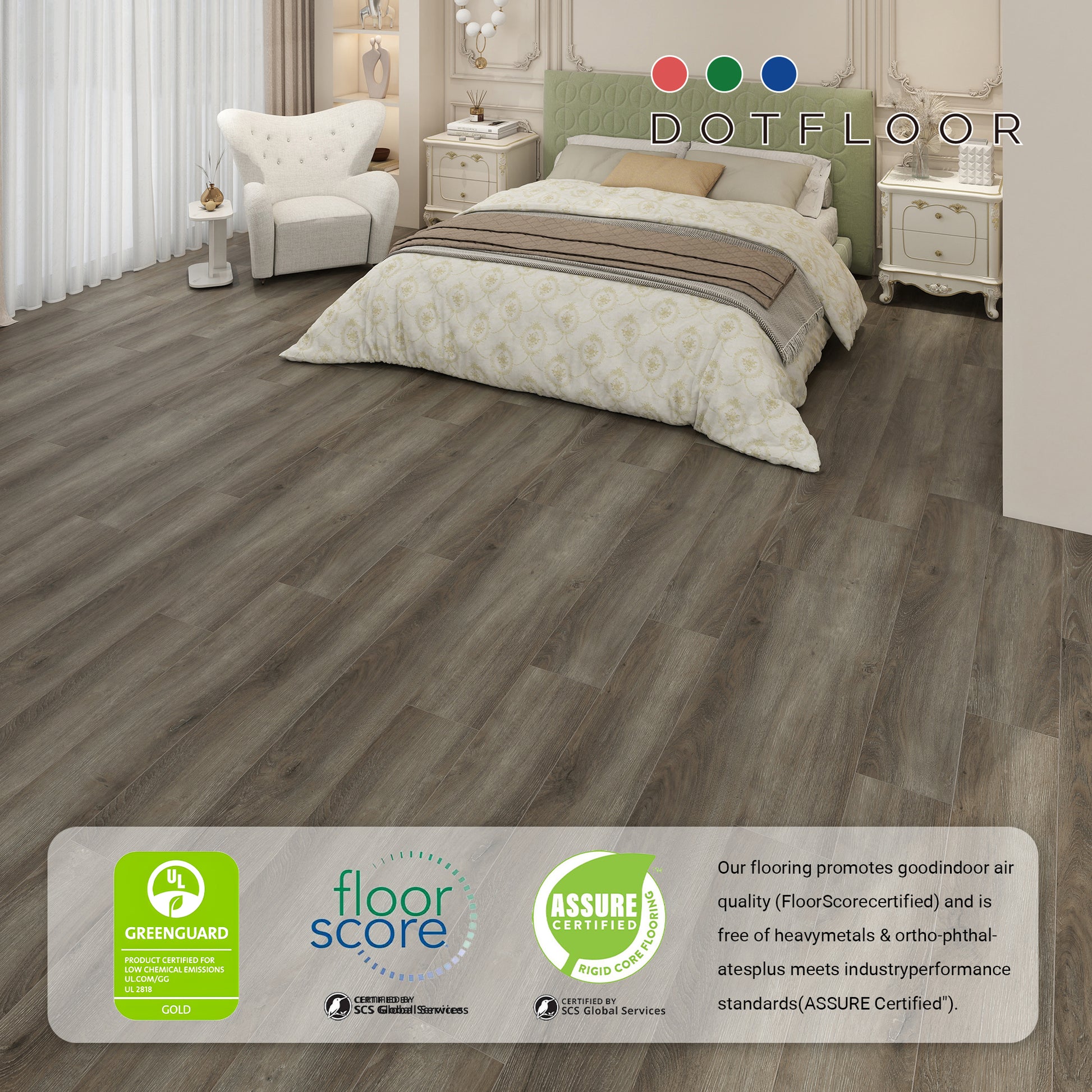 NEW PARLIAMENT 605 NOFOLK OAK RIGID CORE 7.17*48*6mm, 20 mil, - packaging