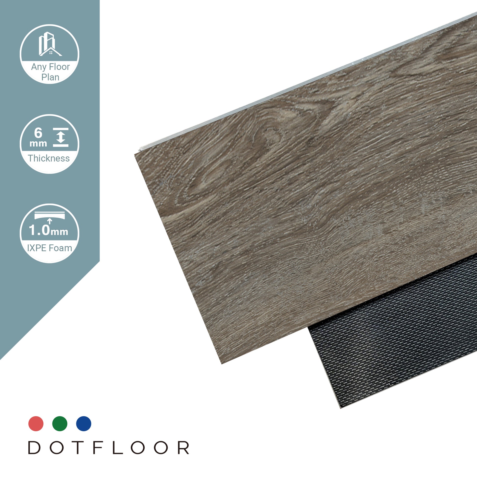 NEW PARLIAMENT 605 SMOKED HICKORY RIGID CORE 7.17*48*6mm, 20 mil, - color swatch