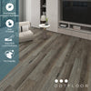 NEW PARLIAMENT 605 SMOKED HICKORY RIGID CORE 7.17*48*6mm, 20 mil, - installed room view