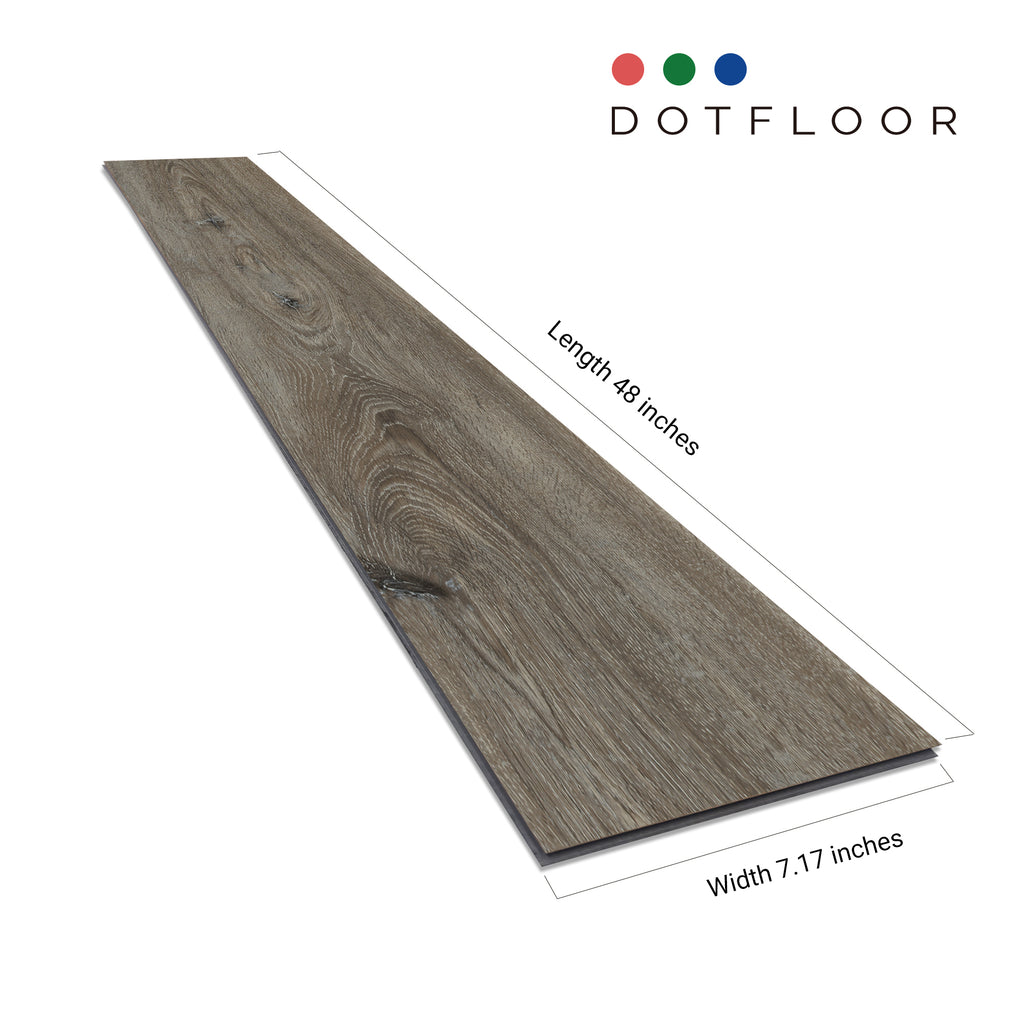 NEW PARLIAMENT 605 SMOKED HICKORY RIGID CORE 7.17*48*6mm, 20 mil, - side view