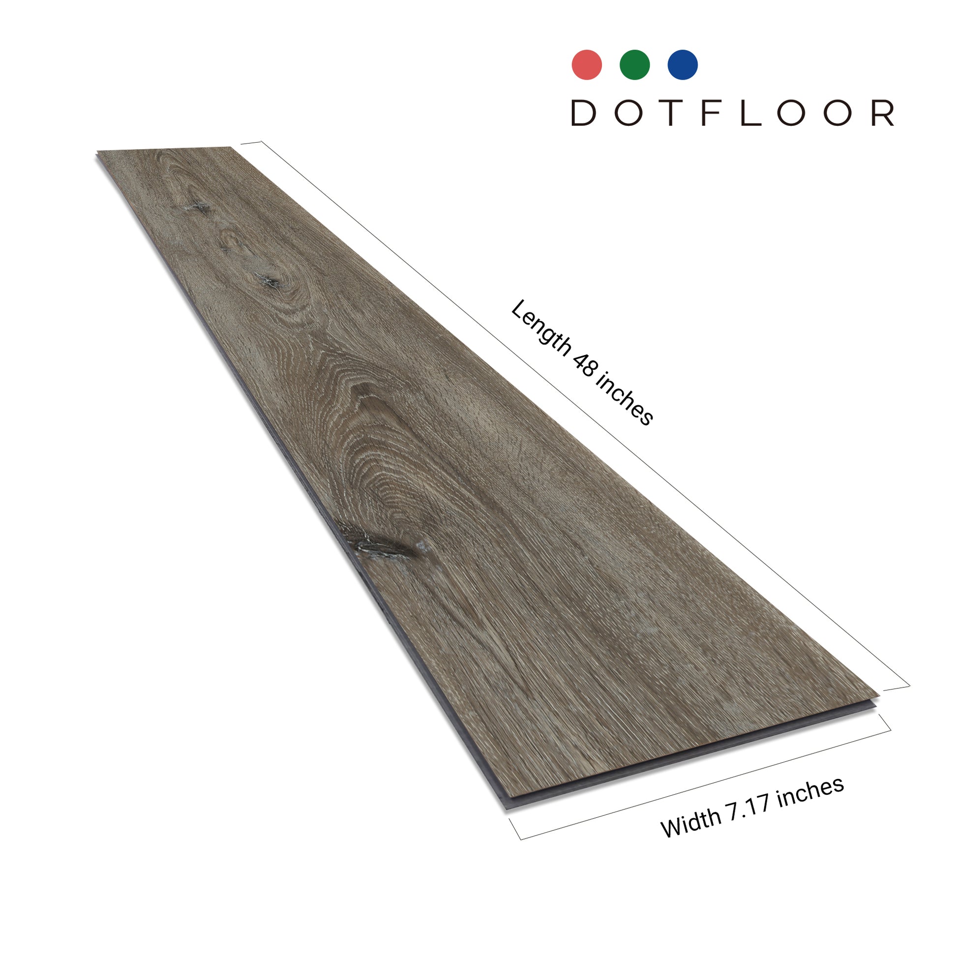 NEW PARLIAMENT 605 SMOKED HICKORY RIGID CORE 7.17*48*6mm, 20 mil, - side view