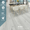 NEW PARLIAMENT 605 Light Oak RIGID CORE 7.17” x 48” x 6 mm, 20 mil, - installed room view