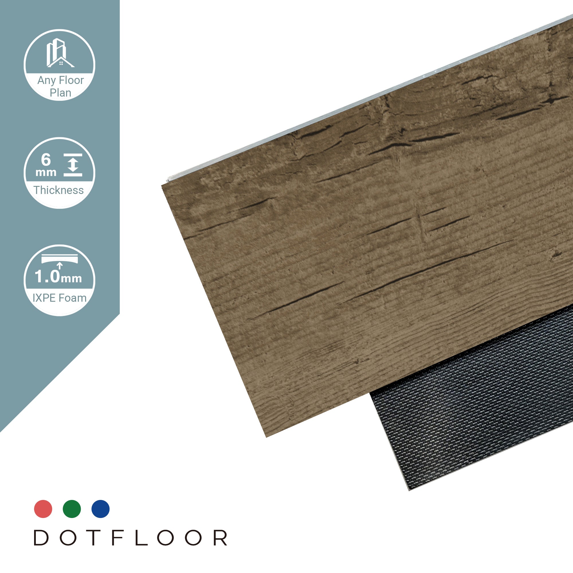 NEW PARLIAMENT 605 Oaktree Brown RIGID CORE 7.17*48*6mm, 20 mil, - color swatch