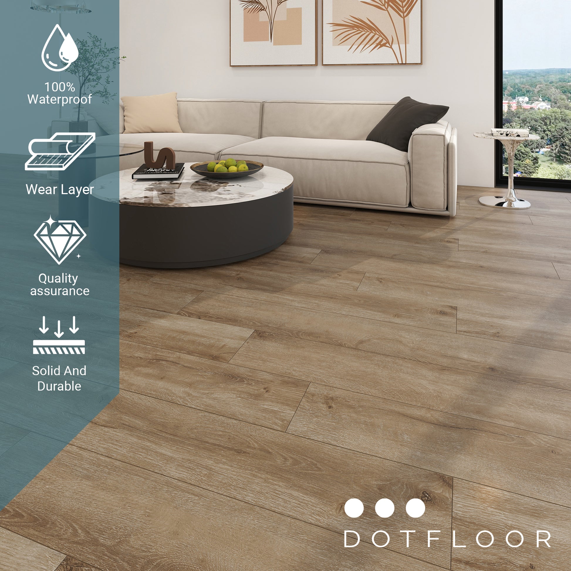 NEW PARLIAMENT 605 Autumn Oak 7.17*48*6mm, 20 mil, - texture detail