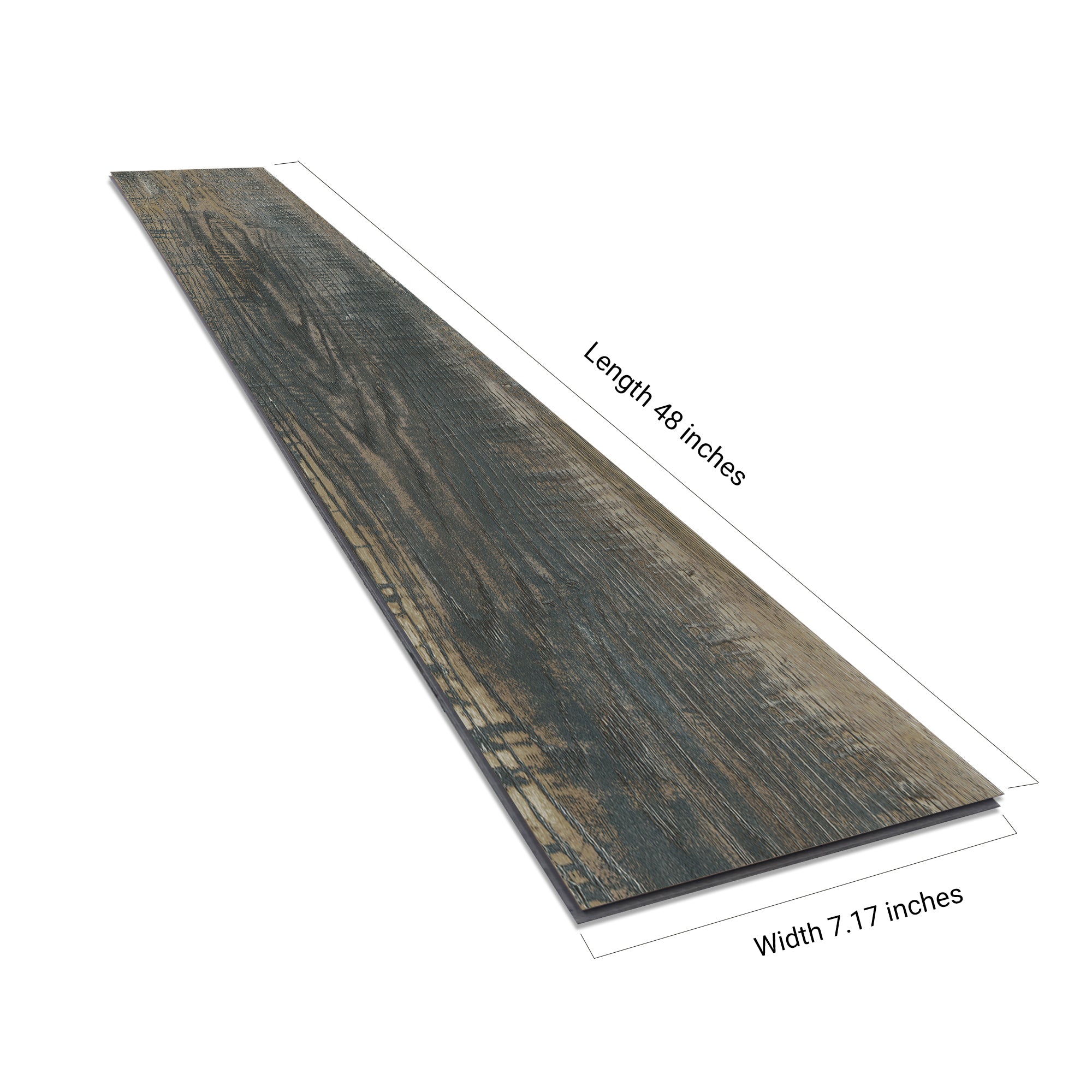 NEW PARLIAMENT 605 VINTAGE BLUE RIGID CORE 7.17*48*6mm, 20 mil, IXPE BACK WOOD TEXTURE