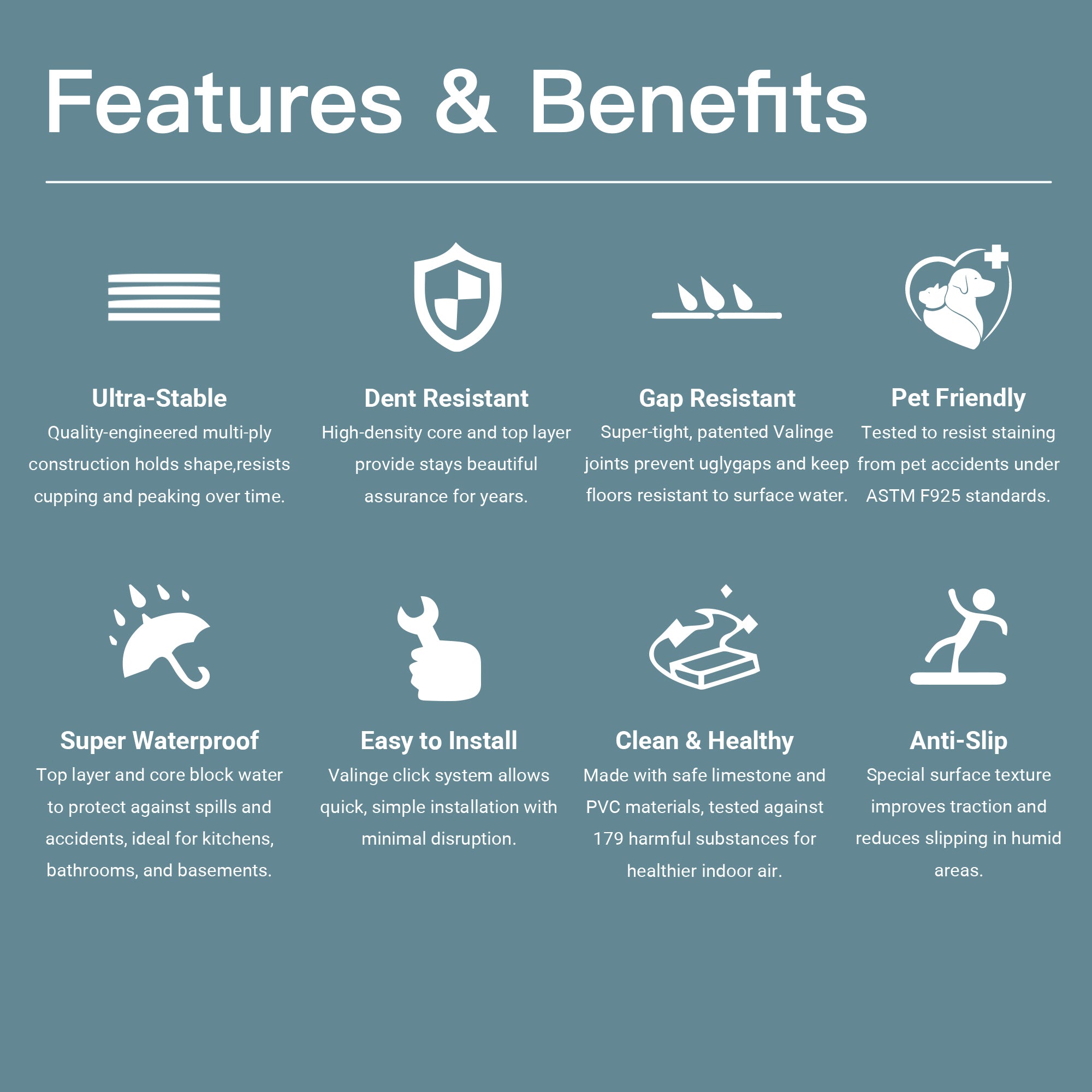 NEW PARLIAMENT 605 VINTAGE BLUE RIGID CORE 7.17*48*6mm, 20 mil, IXPE BACK WOOD TEXTURE