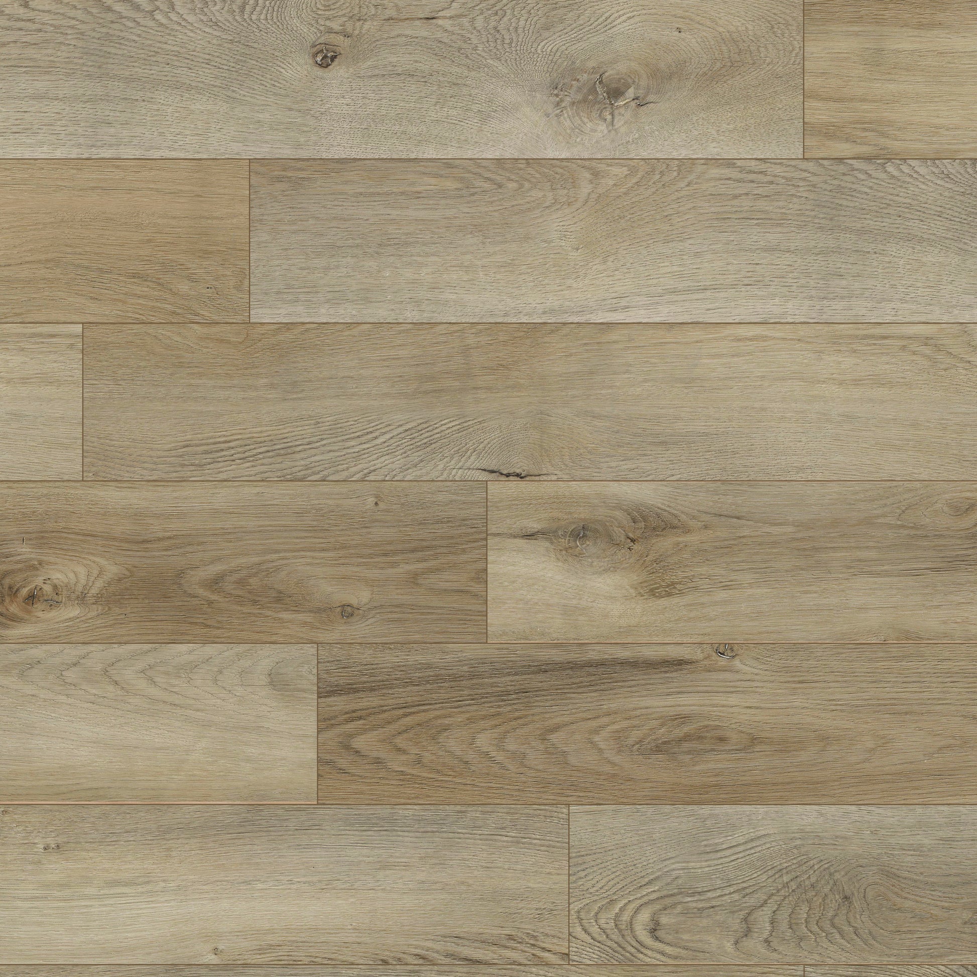NEW PARLIAMENT 610 Linen Oak 9” x 60” x 6.5 mm, 22 mil, Klein Blue IXPE 1.5 mm - close-up view