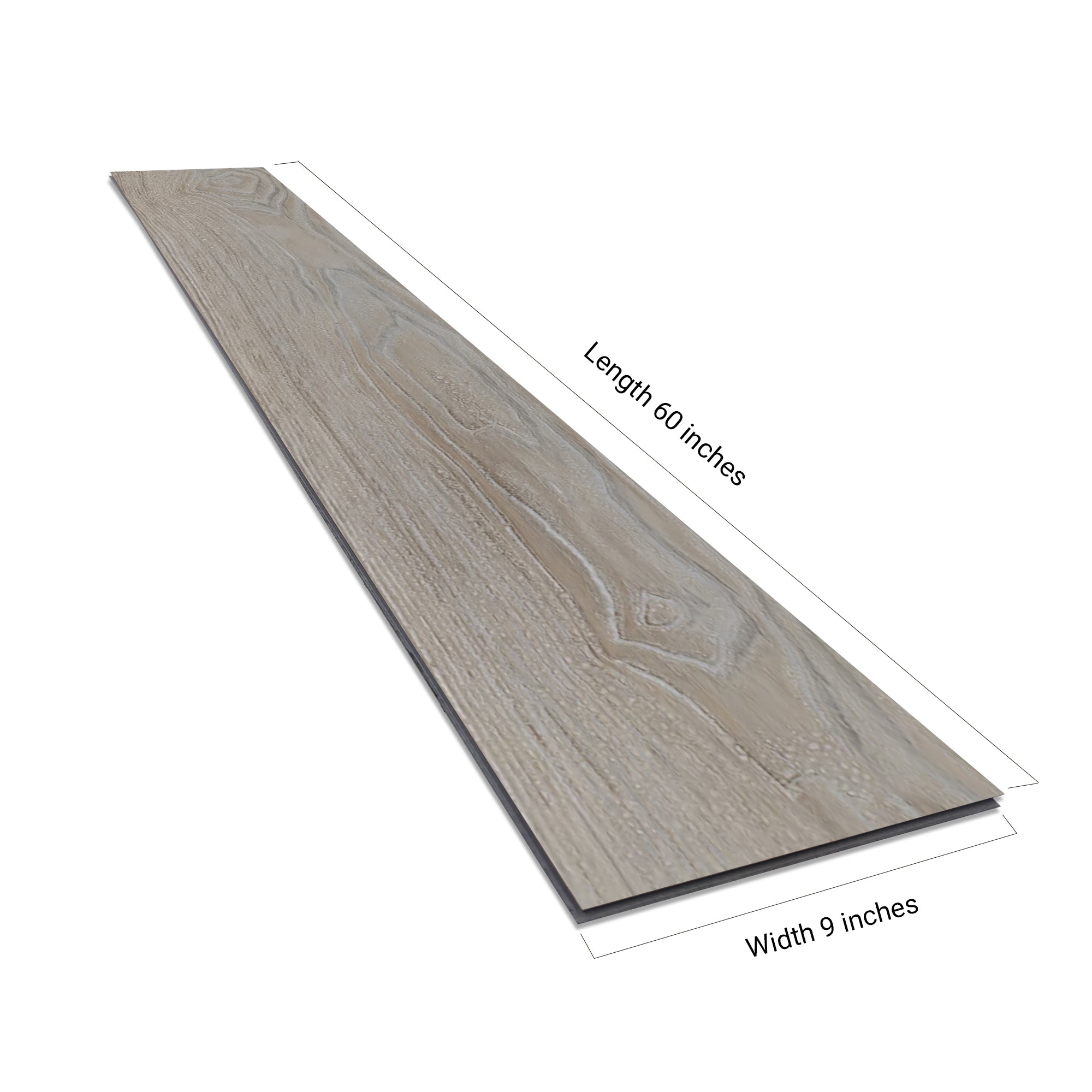 NEW PARLIAMENT 610 Cinnamon Bark 9” x 60” x 6.5 mm, 22 mil, Klein Blue IXPE 1.5 mm - side view