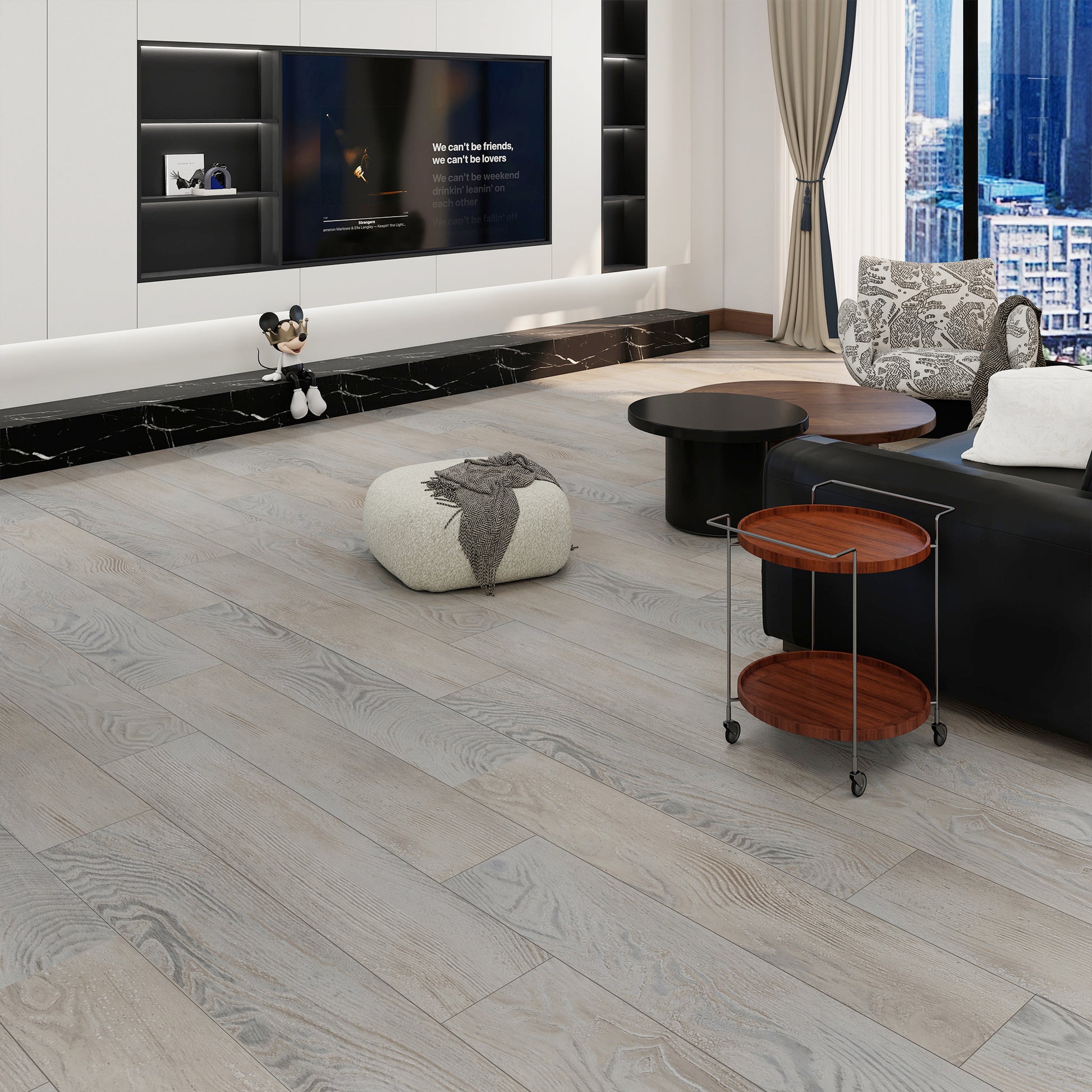 NEW PARLIAMENT 610 Cinnamon Bark 9” x 60” x 6.5 mm, 22 mil, Klein Blue IXPE 1.5 mm - product image