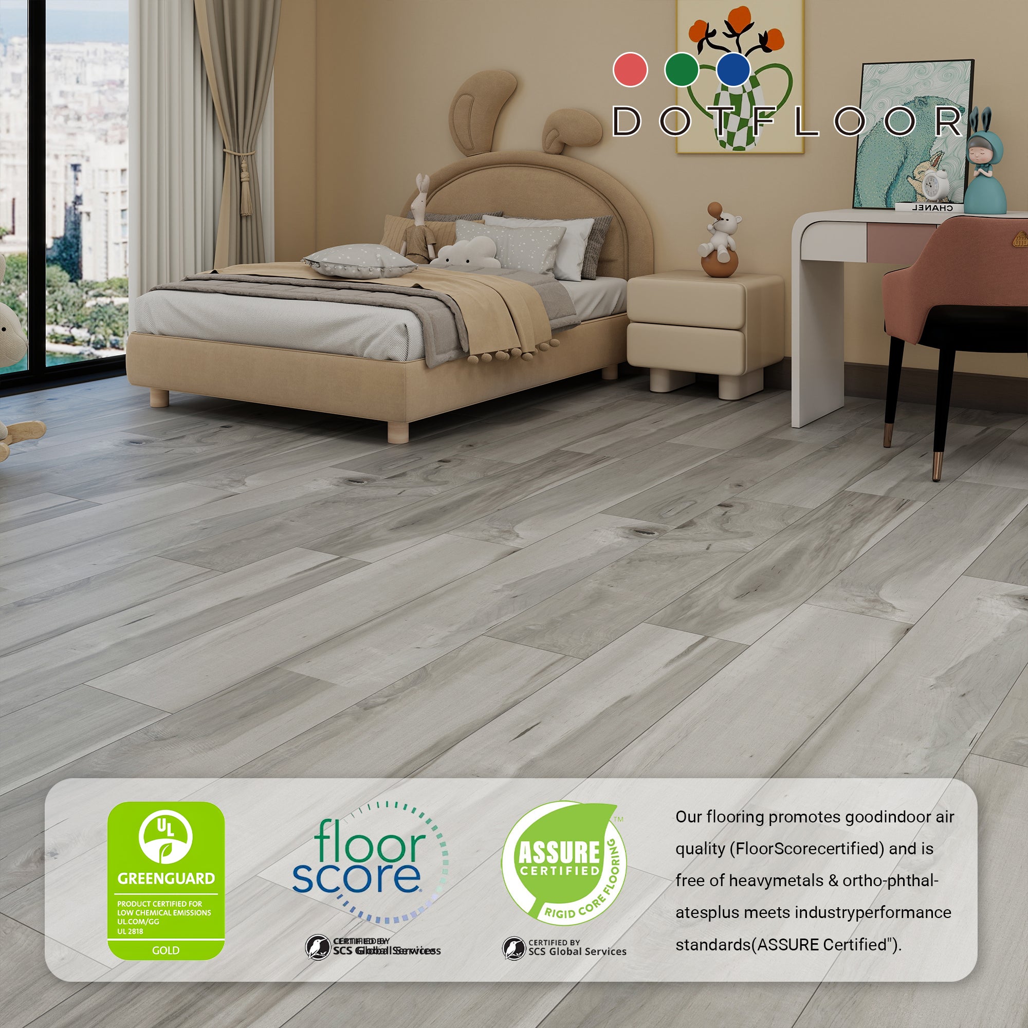 NEW PARLIAMENT 610 Ethereal Plank 9” x 60” x 6.5 mm, 22 mil, Klein Blue IXPE 1.5 mm - packaging