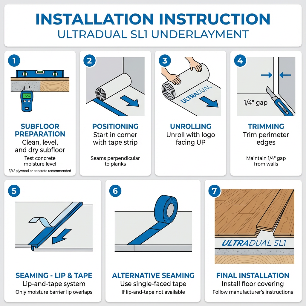 UltraDual Underlayment SL1 - side view