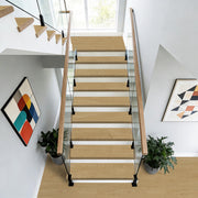 Stair Tread Molding Round White Nights 48''*12.2''*8mm