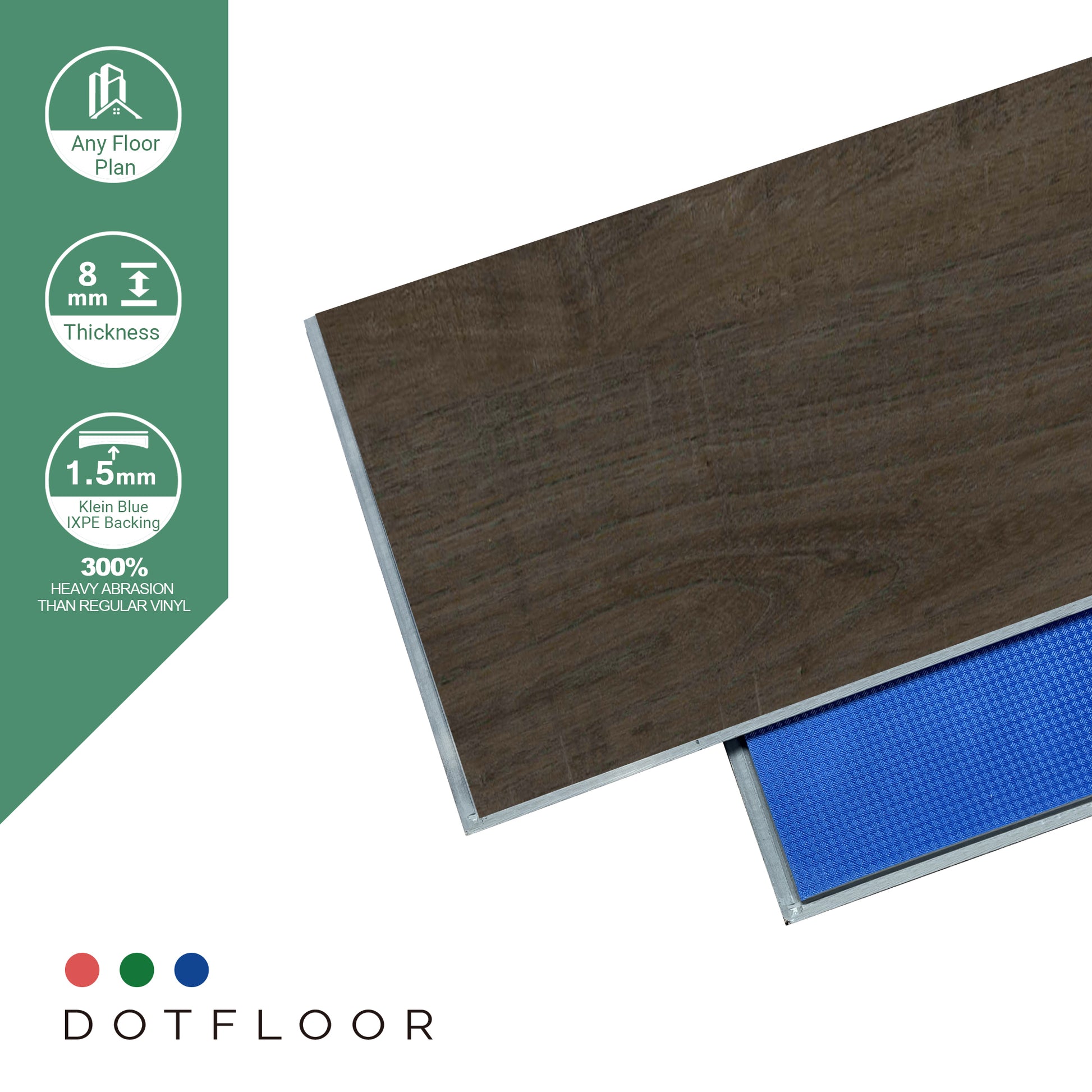 NEW PARLIAMENT 810 Indian Summer 30mil RIGID CORE 62.6''*9''*8mm, Klein Blue - color swatch