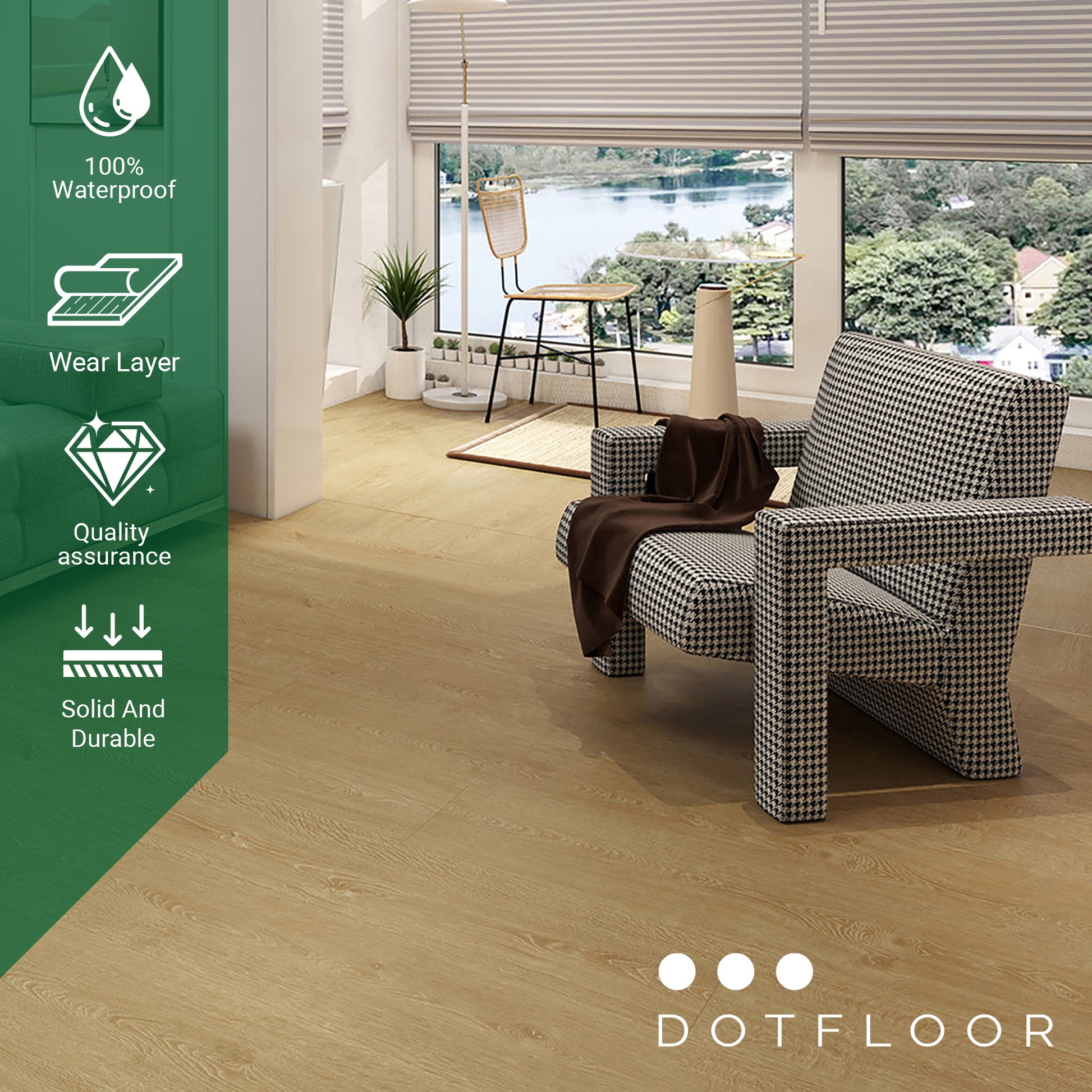 NEW PARLIAMENT 810 White Nights 30mil RIGID CORE 62.6''*9''*8mm, Klein Blue - texture detail