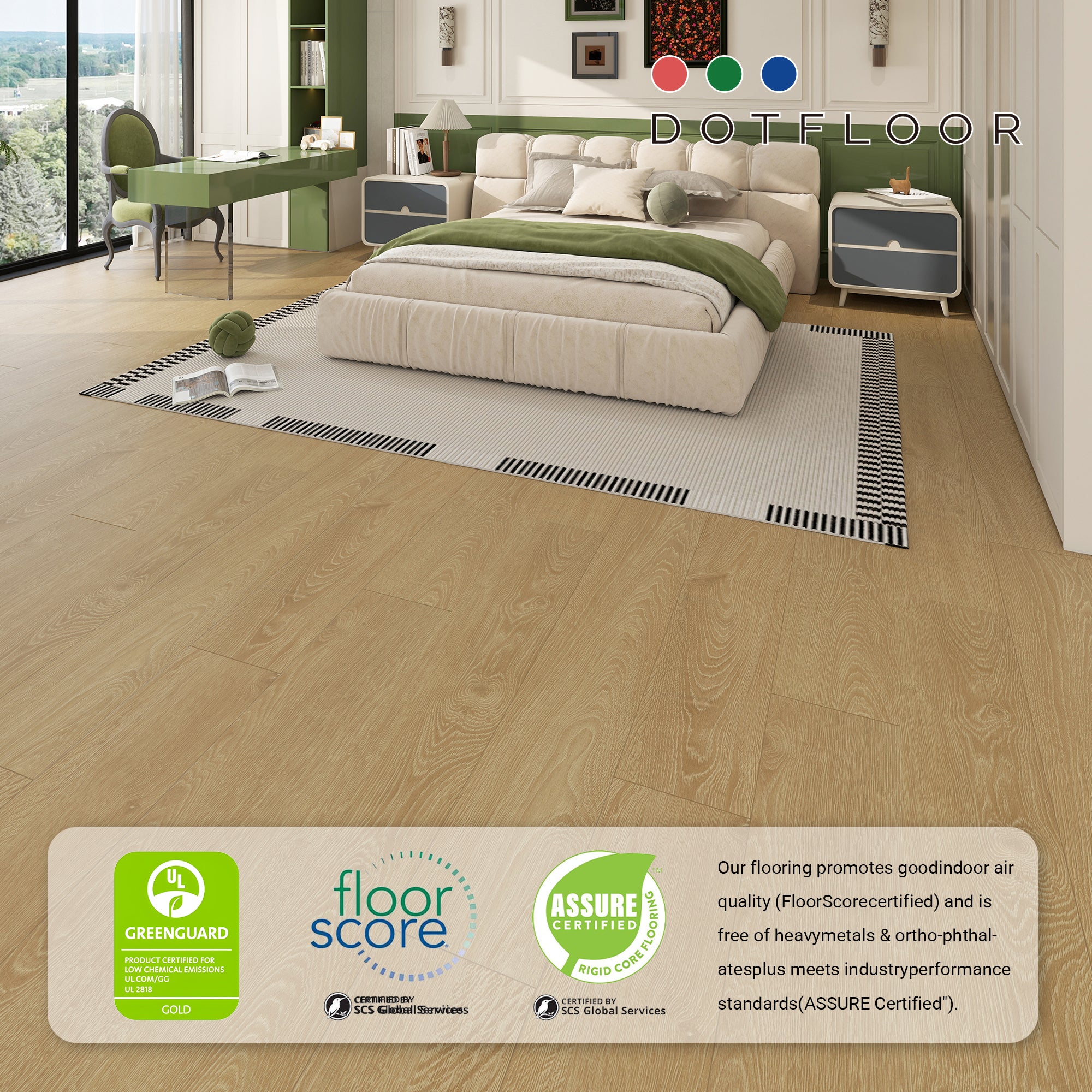 NEW PARLIAMENT 810 White Nights 30mil RIGID CORE 62.6''*9''*8mm, Klein Blue - packaging