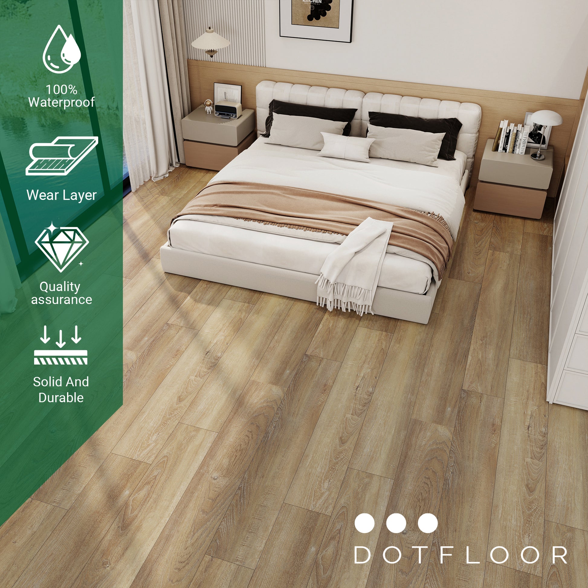 NEW PARLIAMENT 810 Cabana Driftwood 30mil RIGID CORE 62.6''*9''*8mm, Klein Blue - texture detail