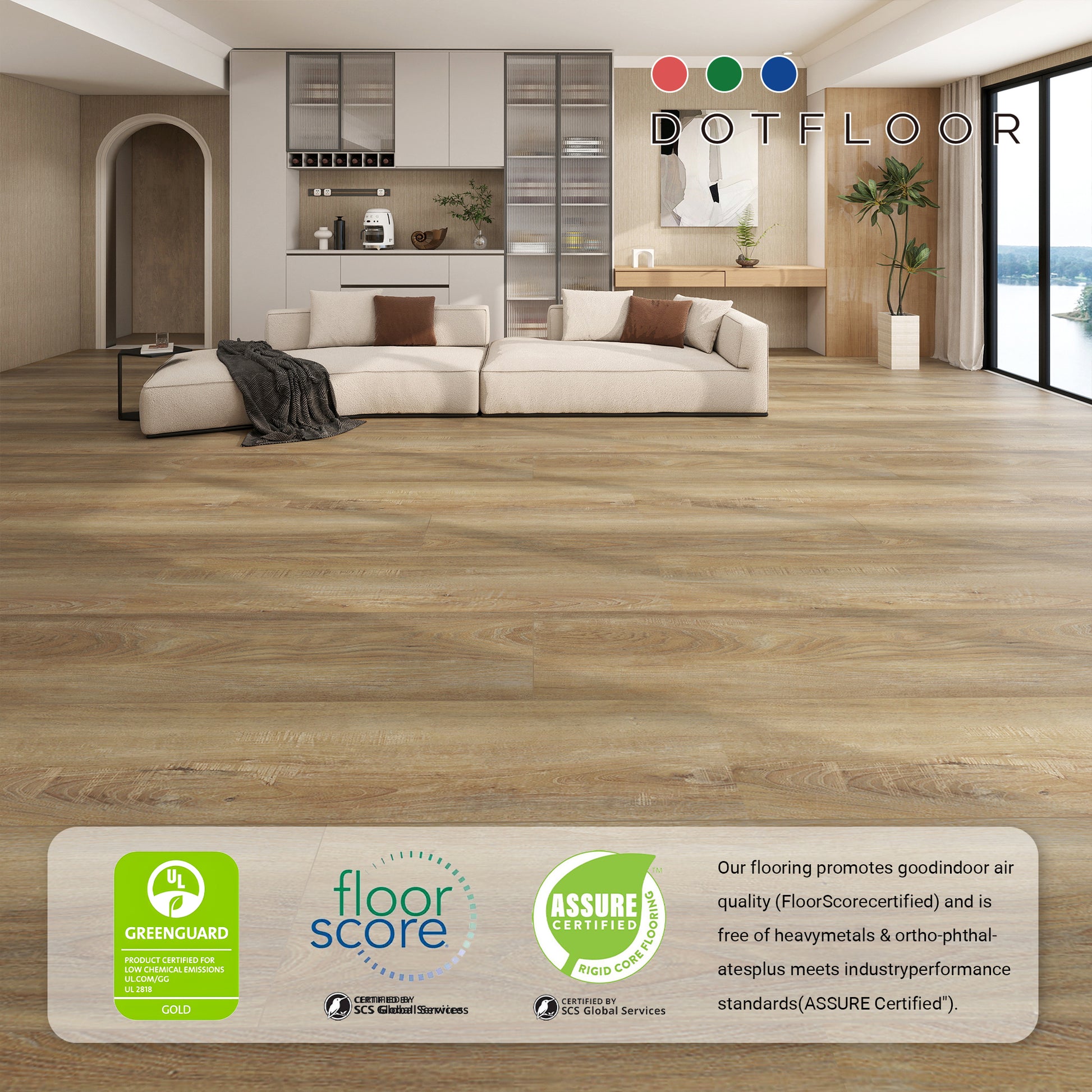 NEW PARLIAMENT 810 Cabana Driftwood 30mil RIGID CORE 62.6''*9''*8mm, Klein Blue - packaging