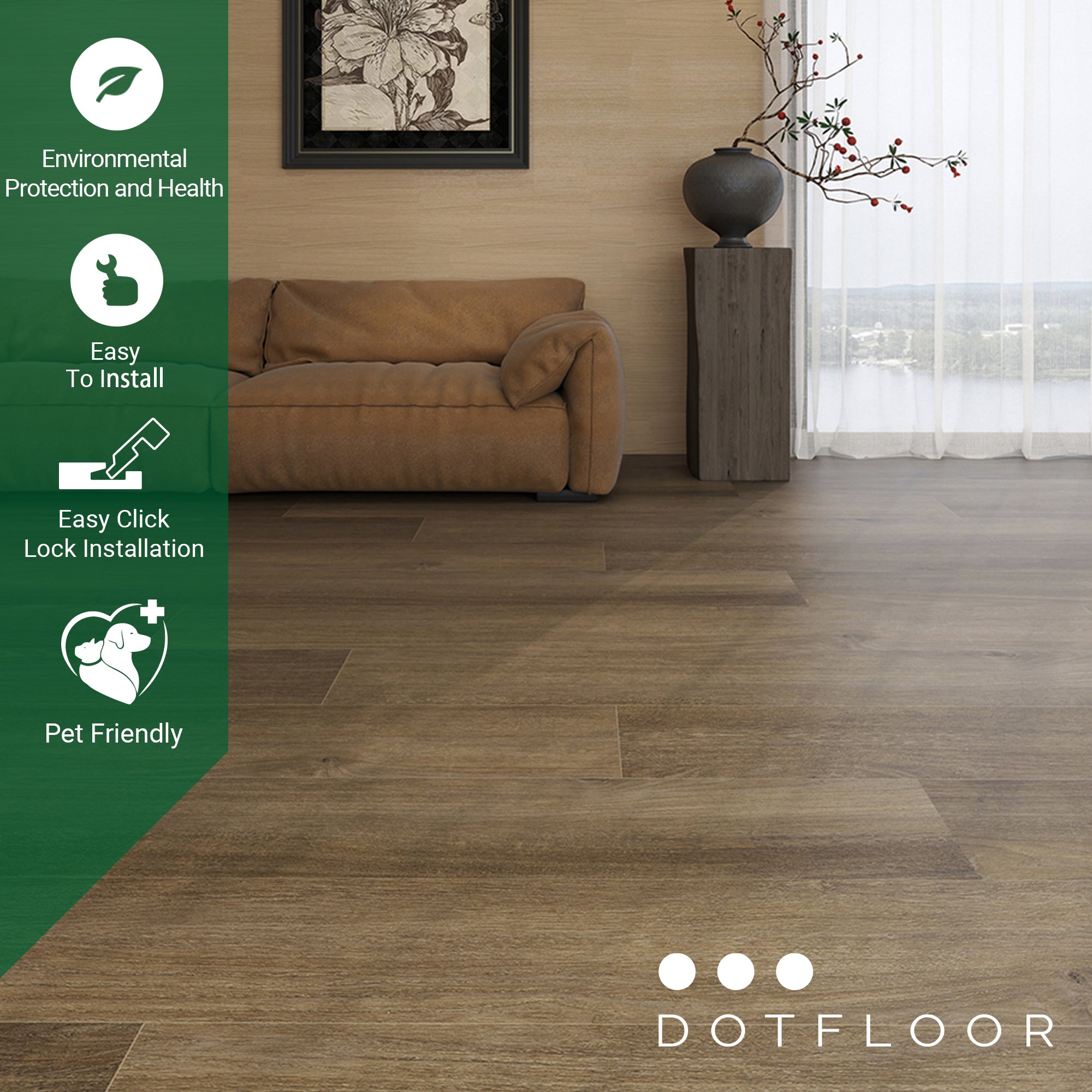 NEW PARLIAMENT 810 Sunset Vintage 30mil RIGID CORE 62.6''*9''*8mm, Klein Blue IXPE BACK WOOD TEXTURE